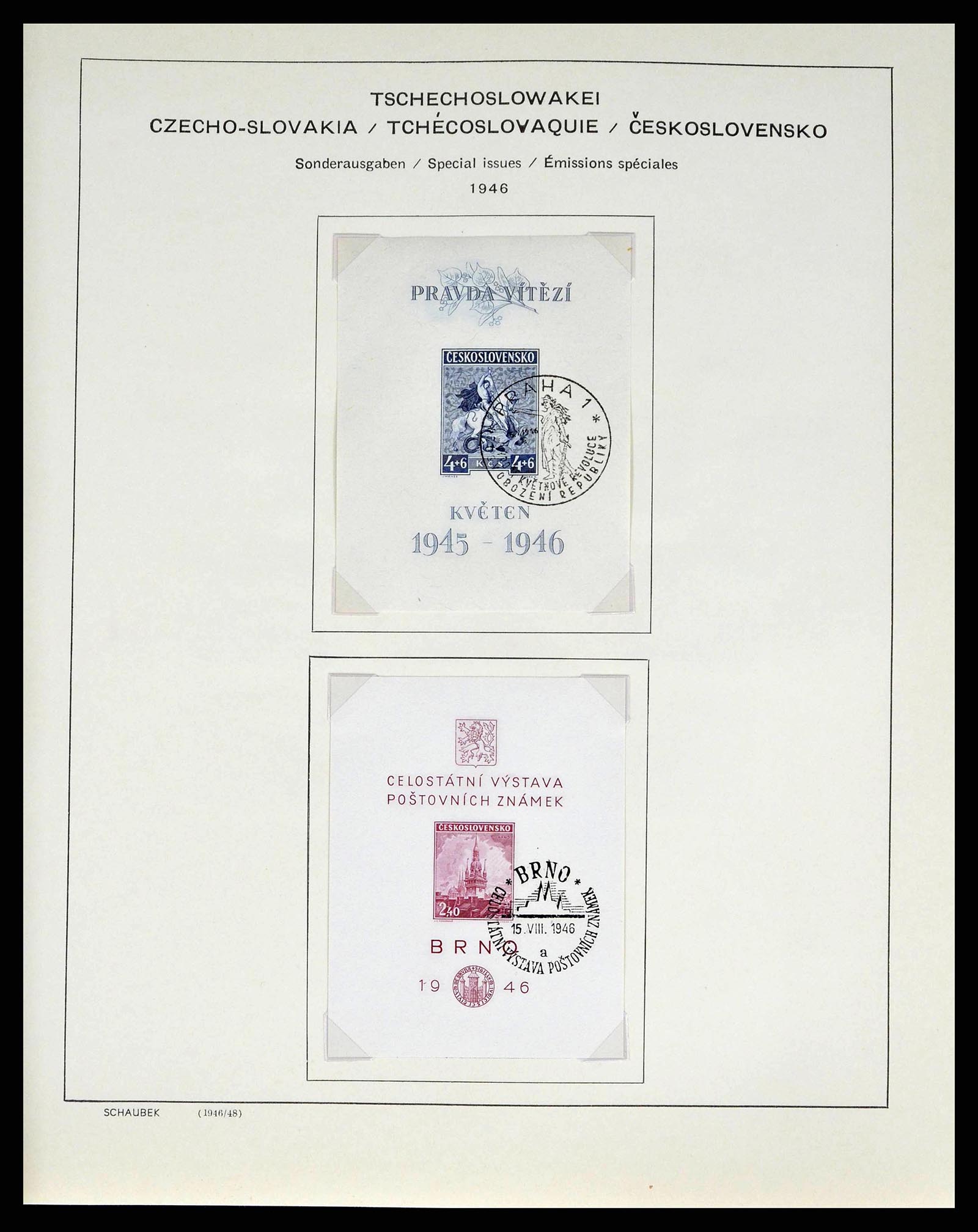 38813 0071 - Stamp collection 38813 Czechoslovakia 1918-1971.