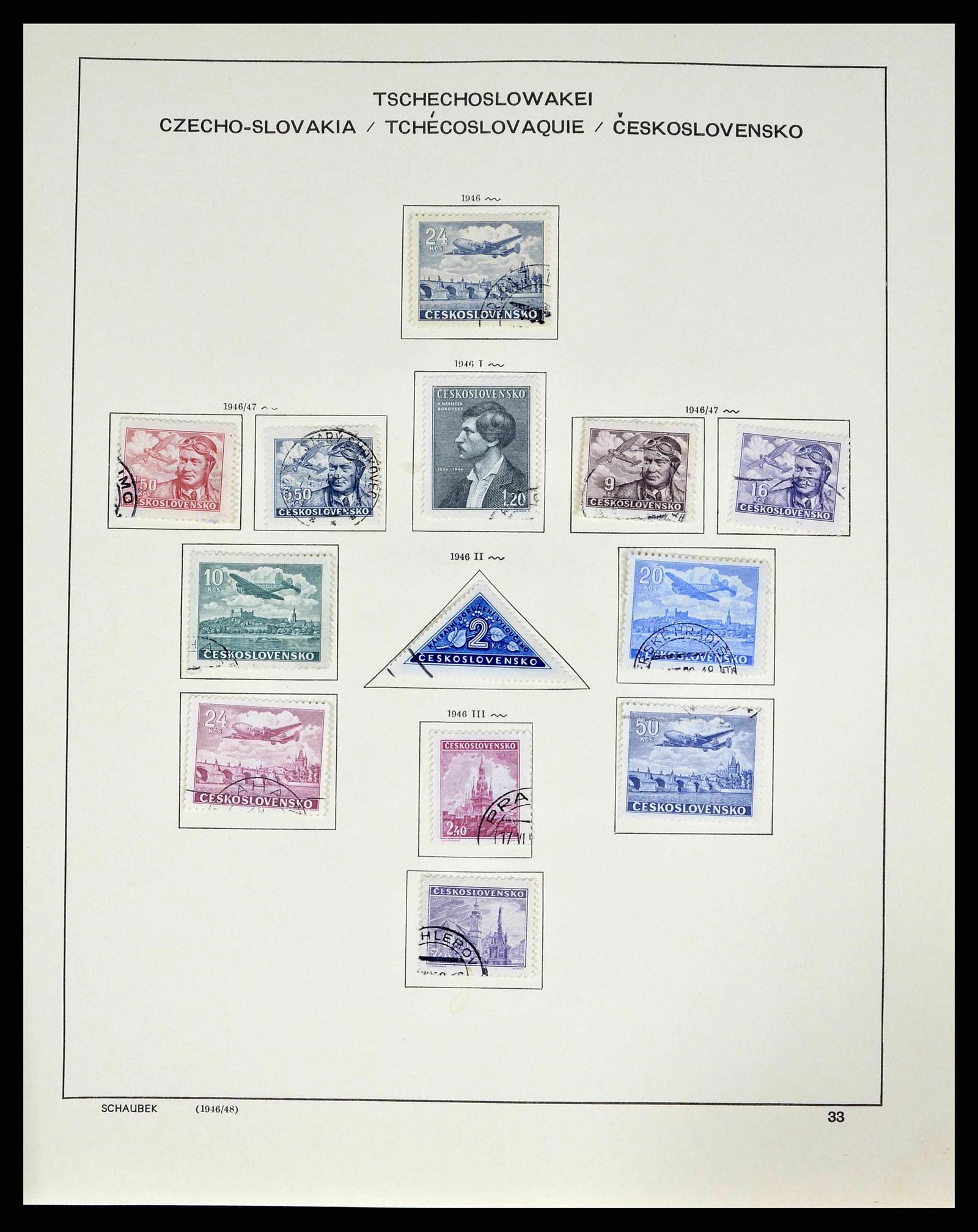 38813 0072 - Stamp collection 38813 Czechoslovakia 1918-1971.
