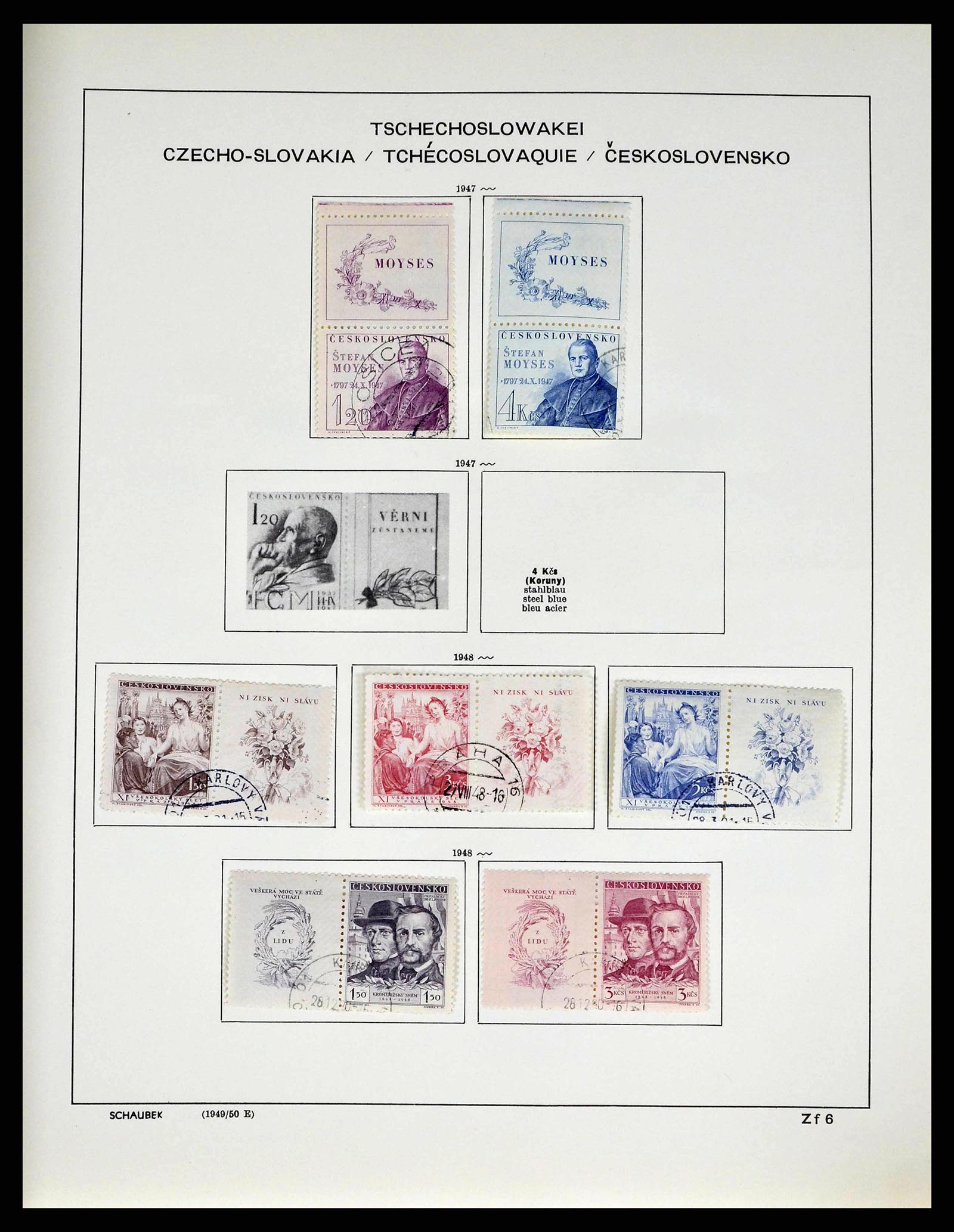 38813 0081 - Stamp collection 38813 Czechoslovakia 1918-1971.