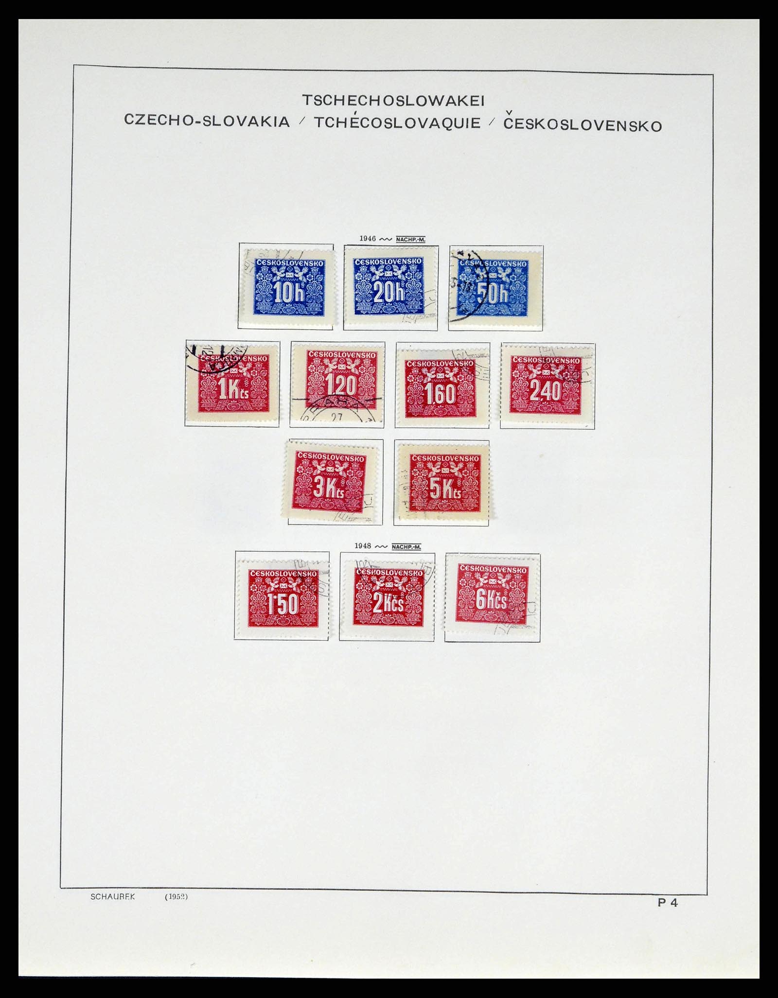 38813 0086 - Stamp collection 38813 Czechoslovakia 1918-1971.