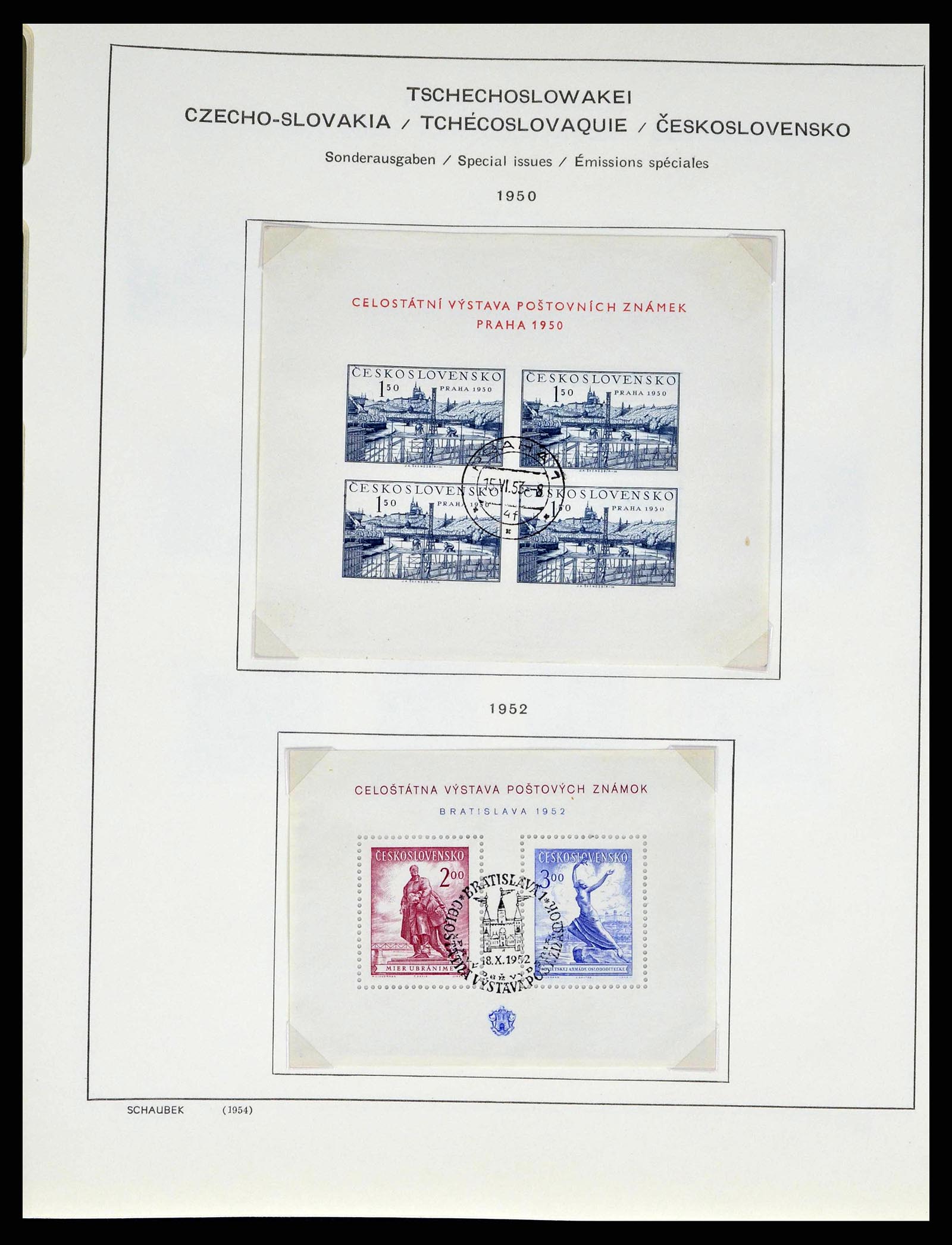 38813 0093 - Stamp collection 38813 Czechoslovakia 1918-1971.