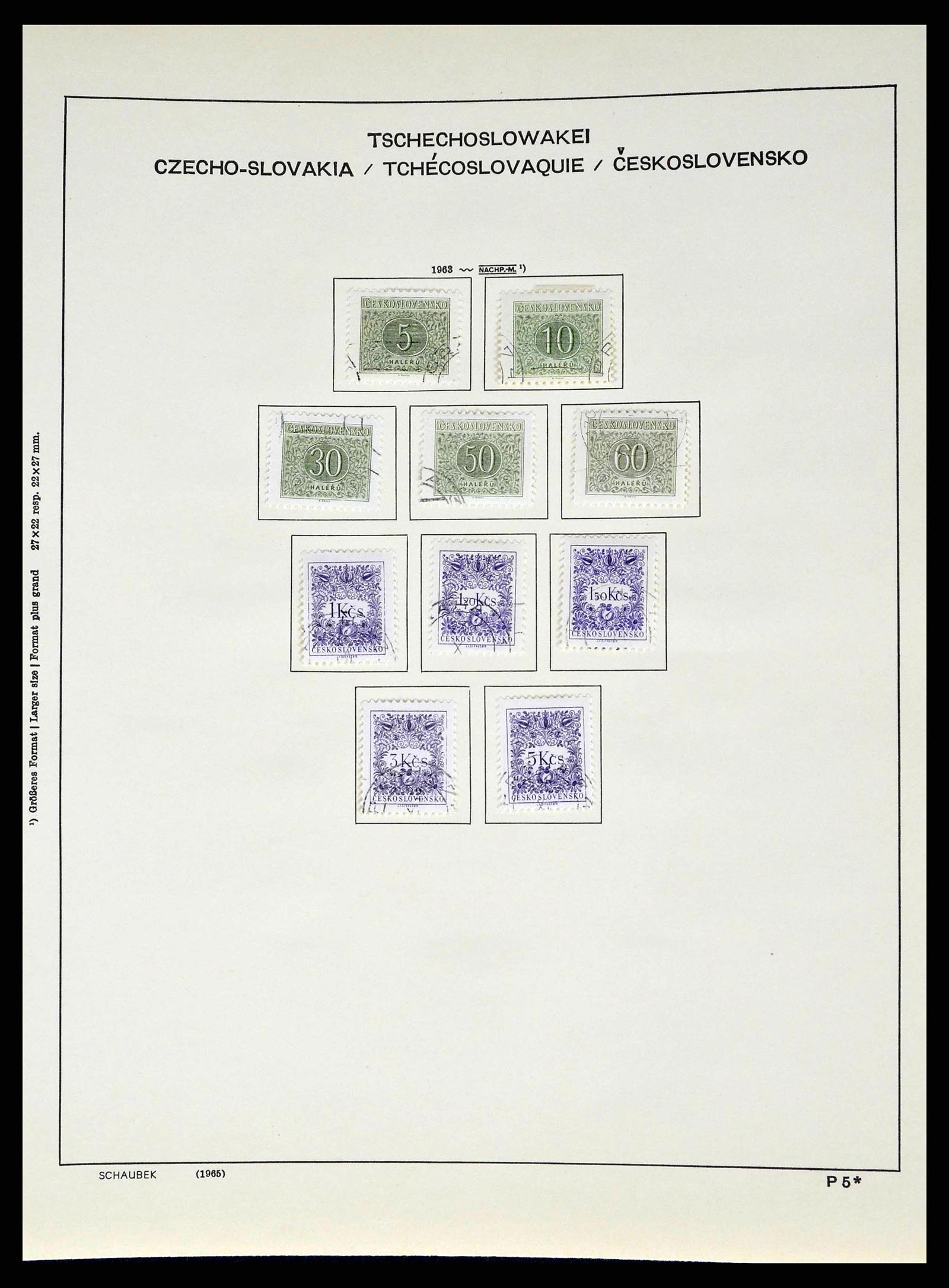 38813 0162 - Stamp collection 38813 Czechoslovakia 1918-1971.