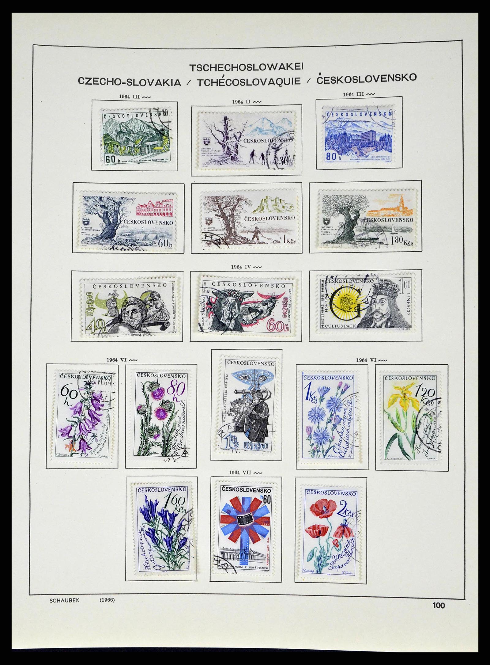 38813 0163 - Stamp collection 38813 Czechoslovakia 1918-1971.