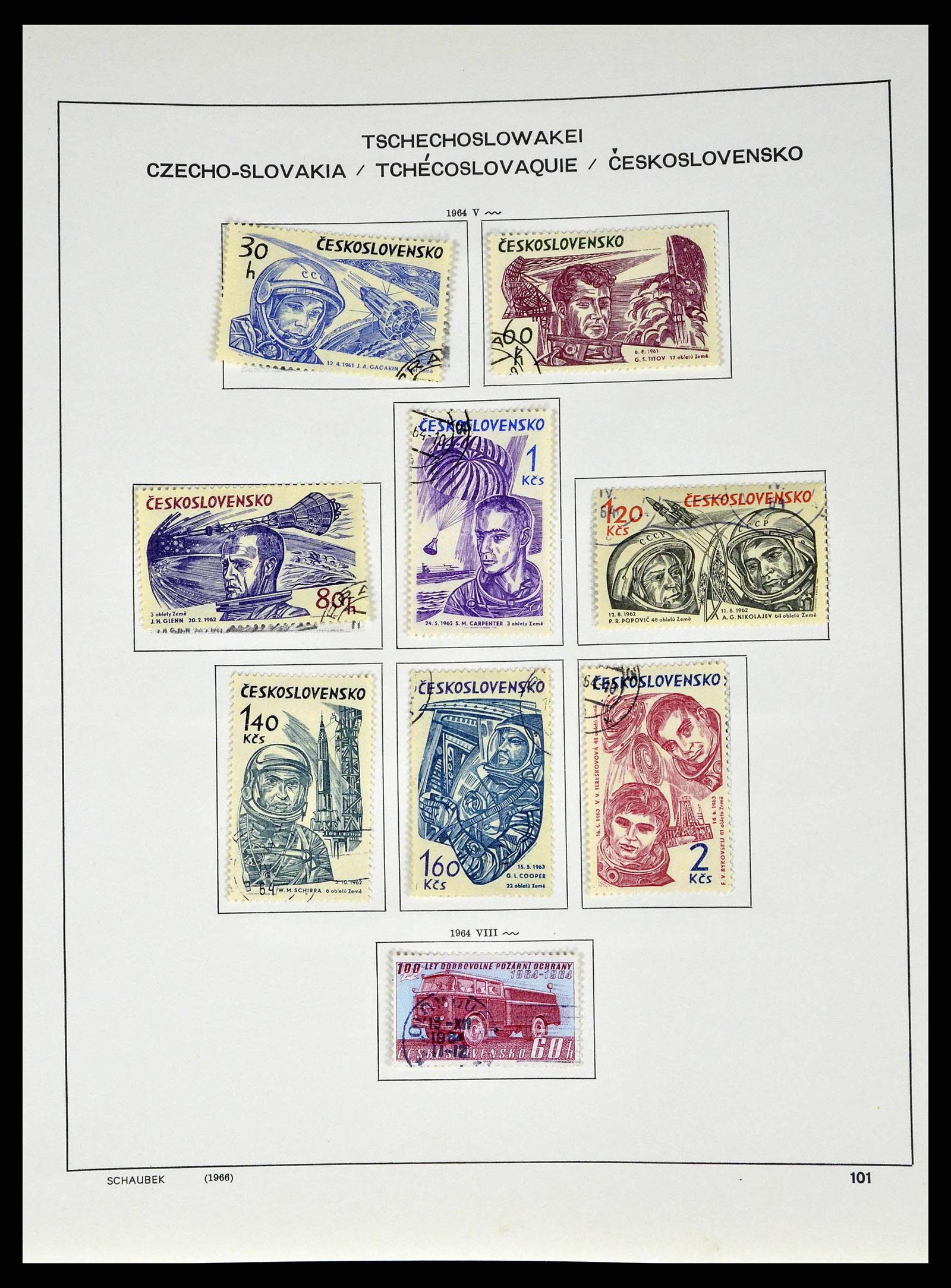 38813 0164 - Stamp collection 38813 Czechoslovakia 1918-1971.