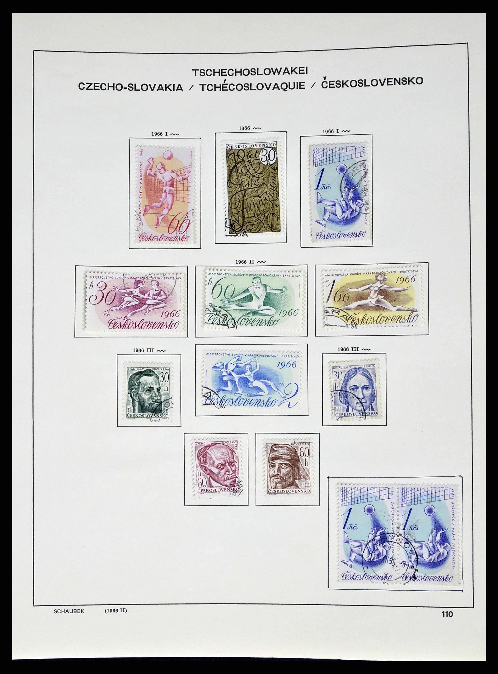 38813 0174 - Stamp collection 38813 Czechoslovakia 1918-1971.
