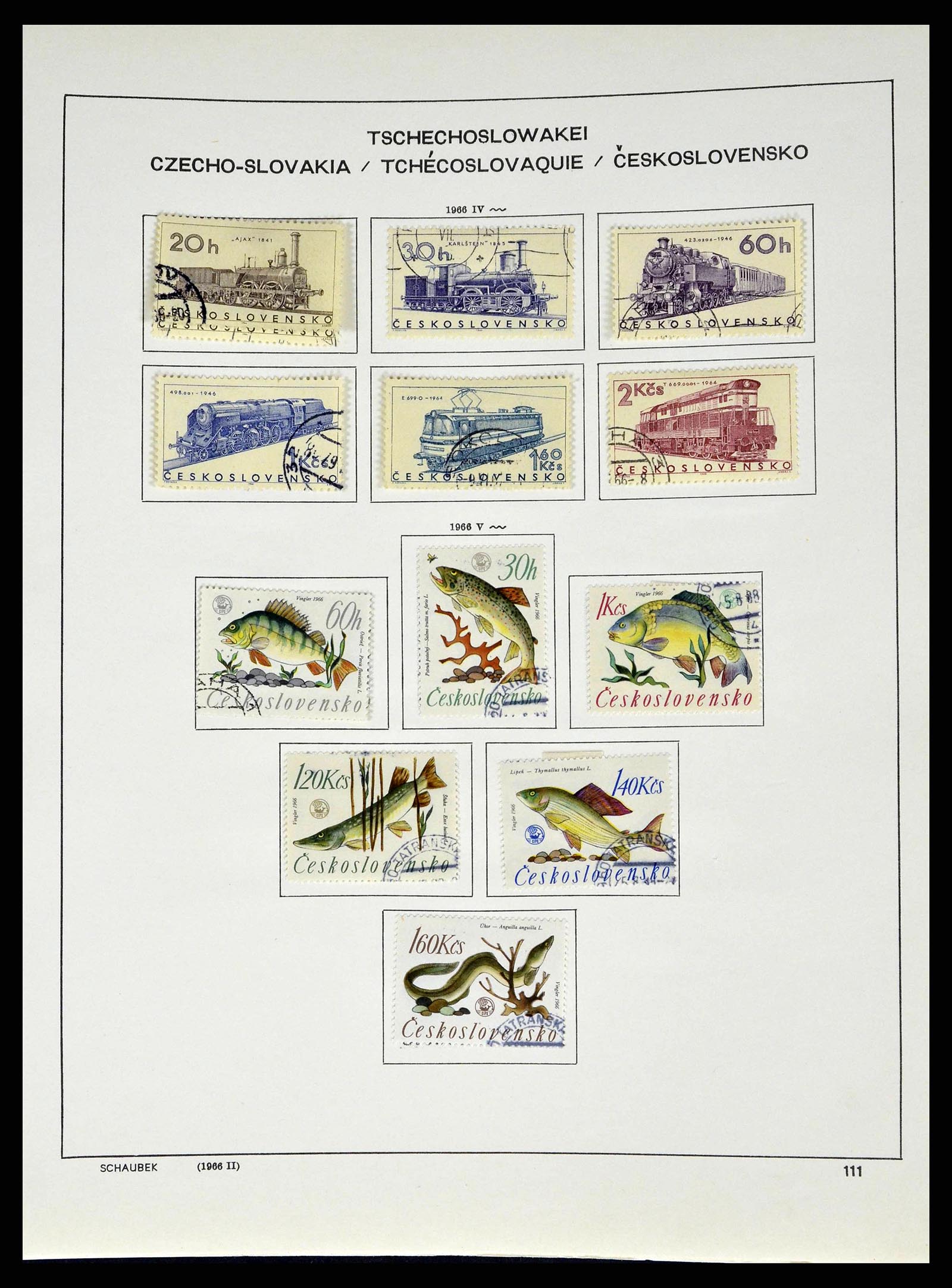 38813 0175 - Stamp collection 38813 Czechoslovakia 1918-1971.