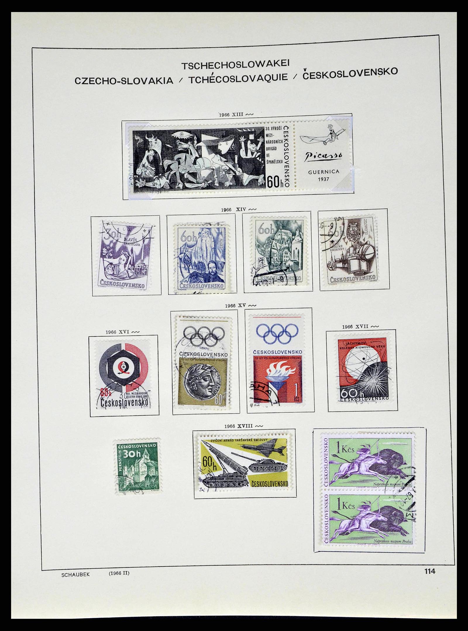 38813 0178 - Stamp collection 38813 Czechoslovakia 1918-1971.