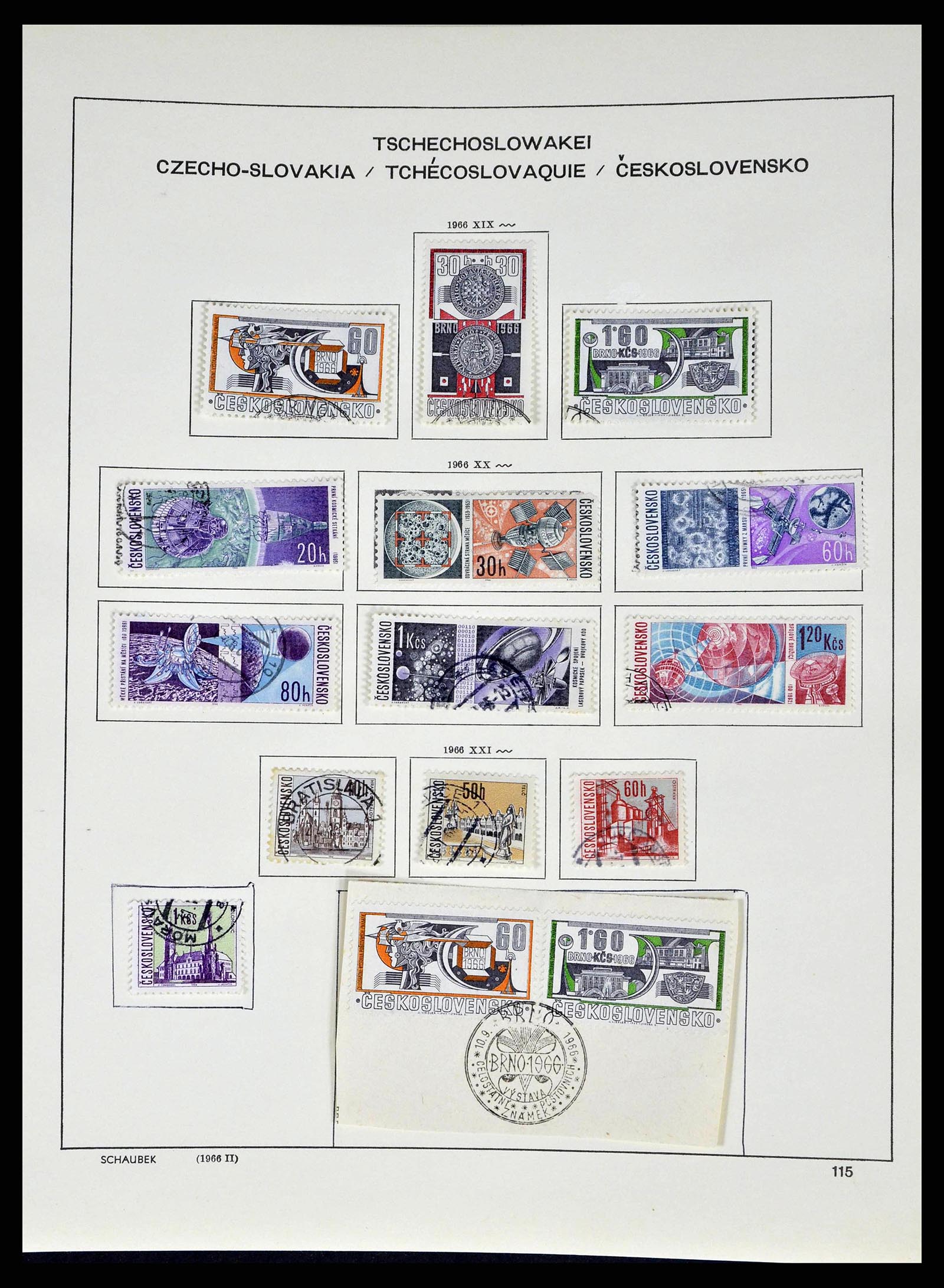 38813 0180 - Stamp collection 38813 Czechoslovakia 1918-1971.