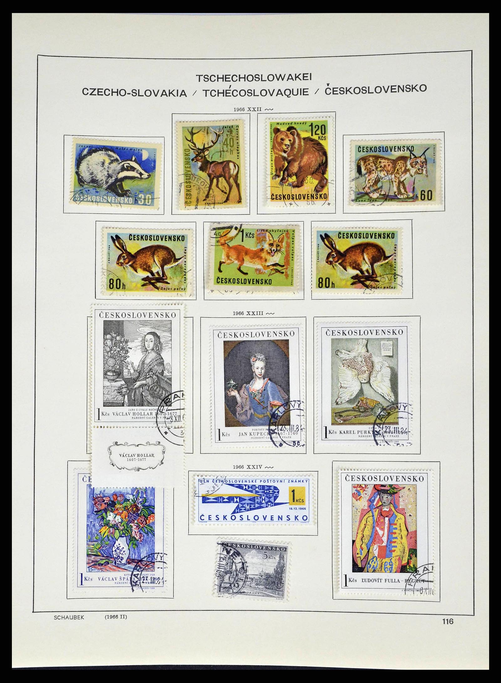 38813 0181 - Stamp collection 38813 Czechoslovakia 1918-1971.