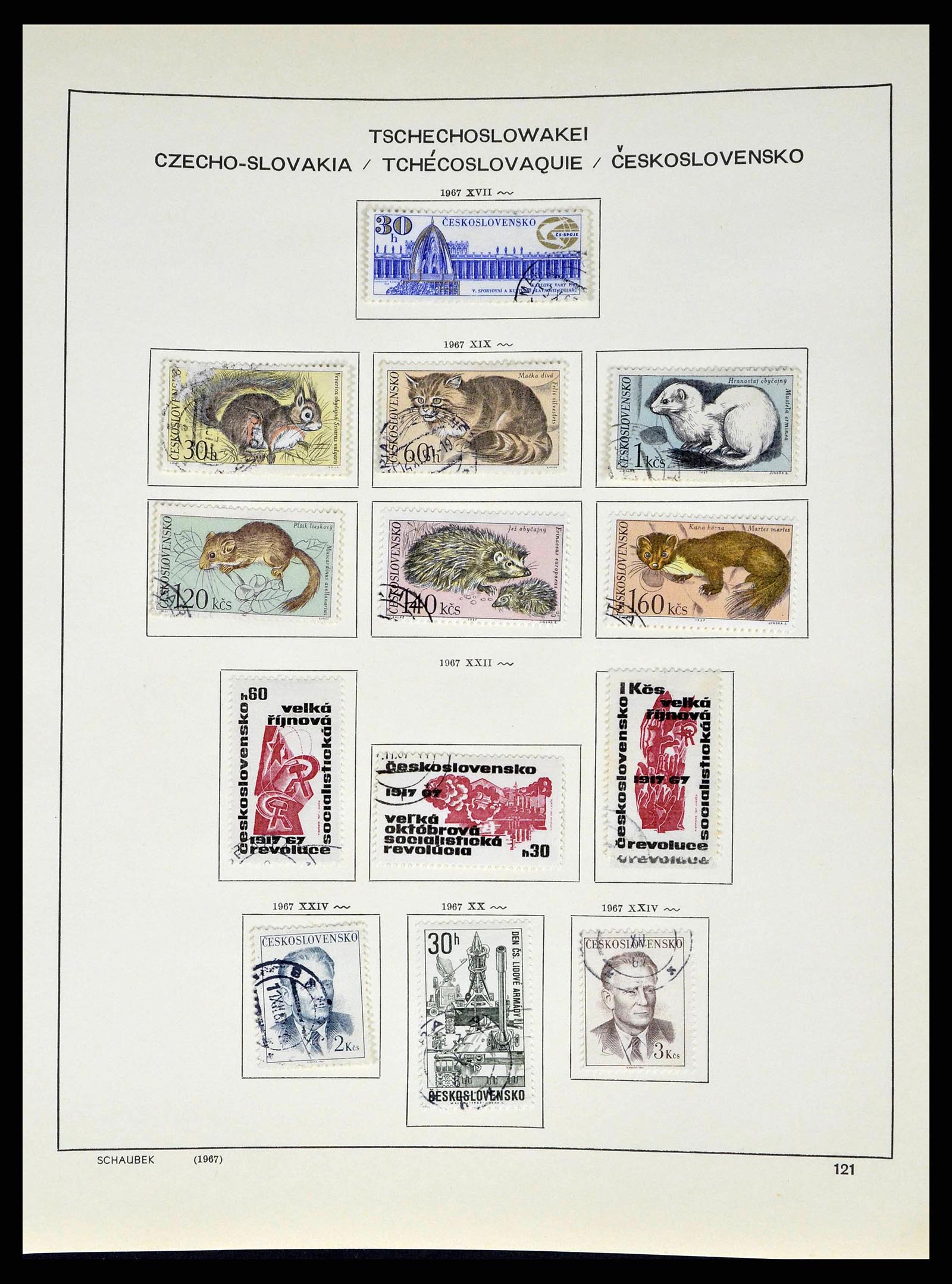 38813 0188 - Stamp collection 38813 Czechoslovakia 1918-1971.