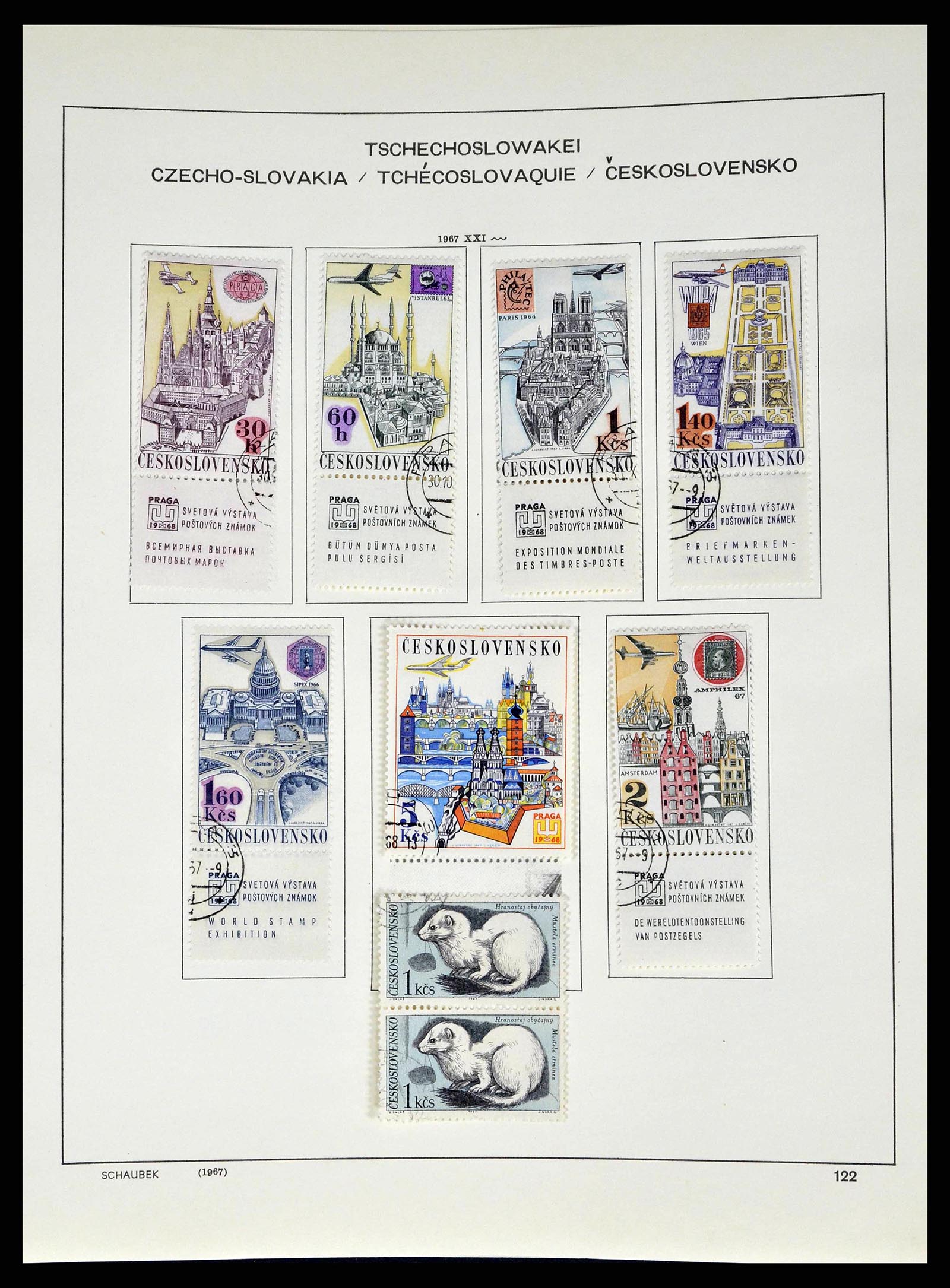 38813 0189 - Stamp collection 38813 Czechoslovakia 1918-1971.
