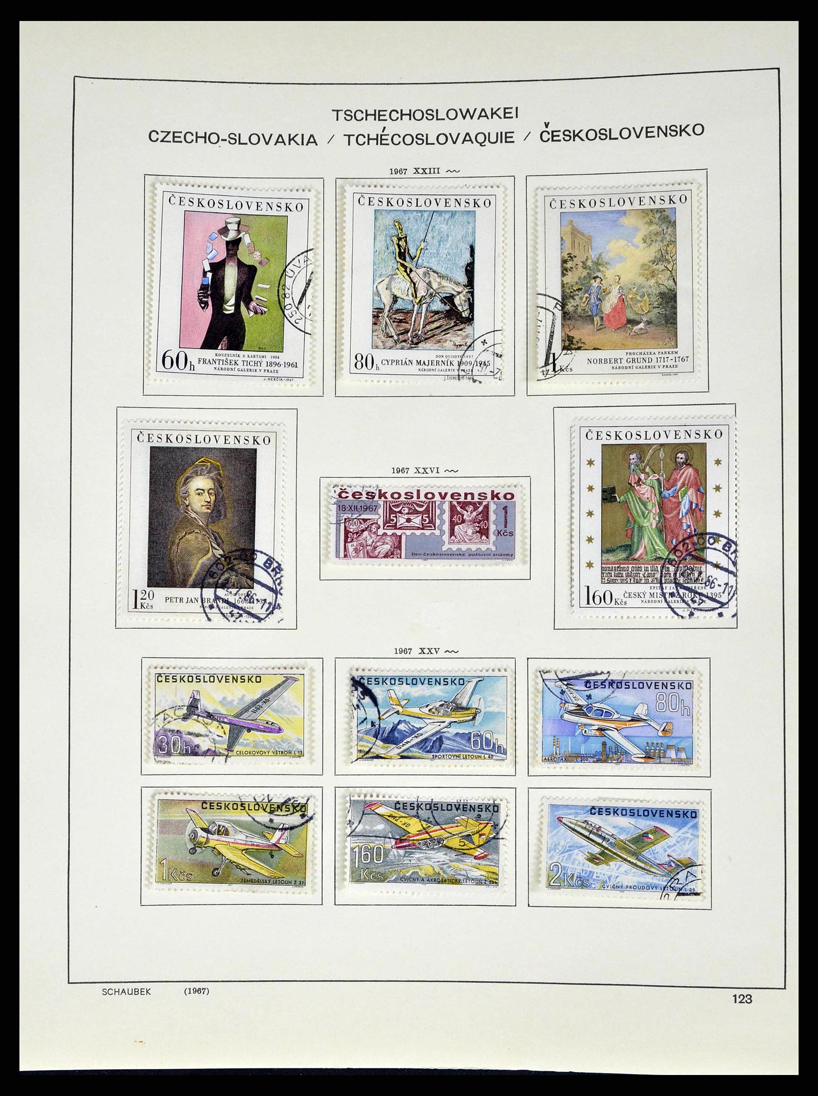 38813 0190 - Stamp collection 38813 Czechoslovakia 1918-1971.