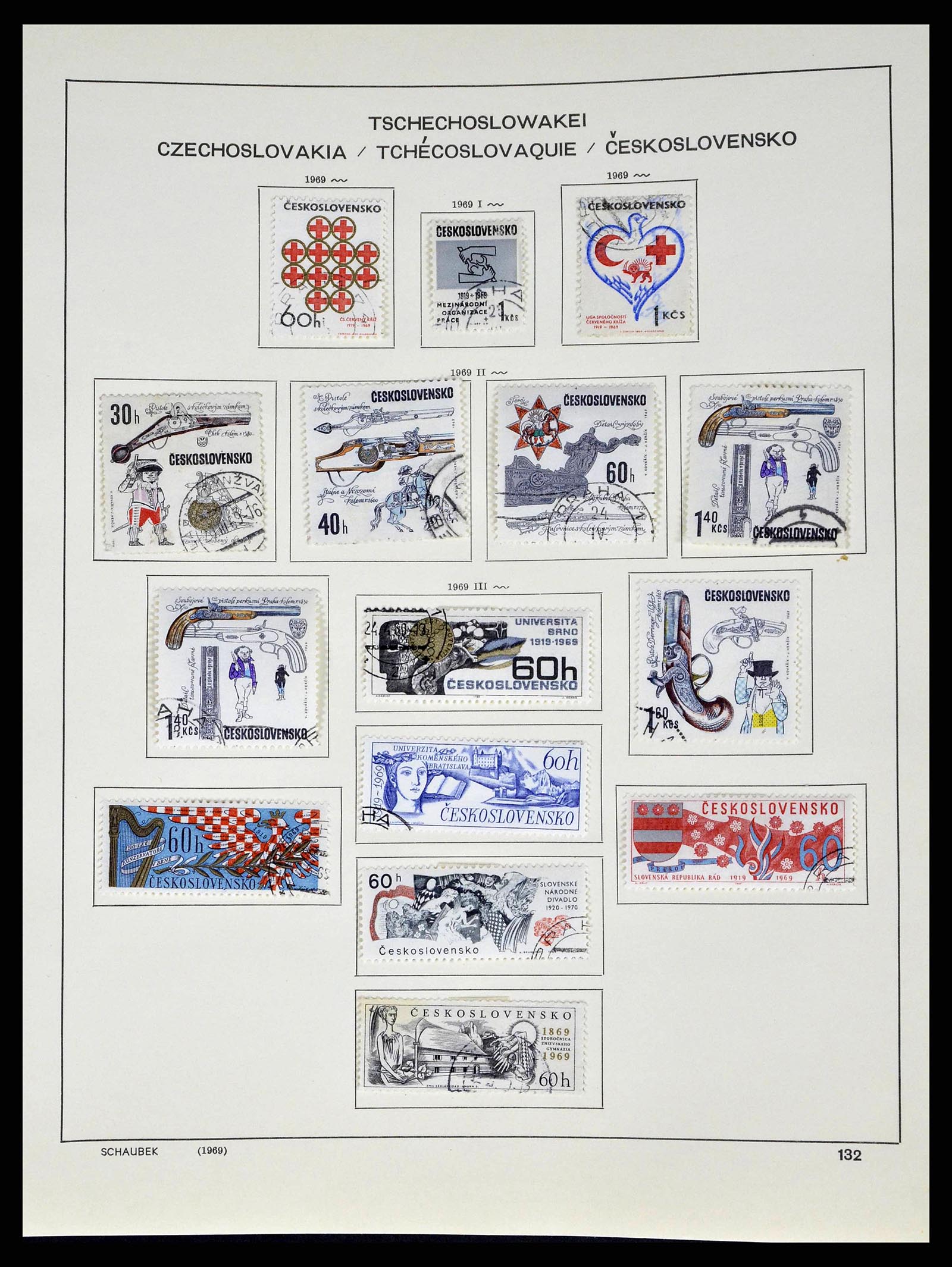 38813 0201 - Postzegelverzameling 38813 Tsjechoslowakije 1918-1971.