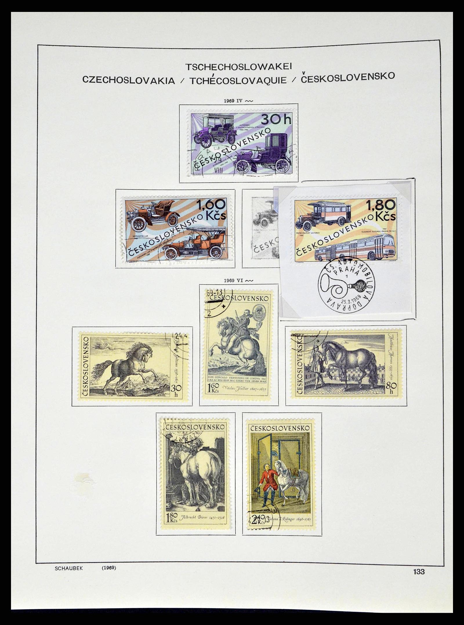 38813 0202 - Postzegelverzameling 38813 Tsjechoslowakije 1918-1971.