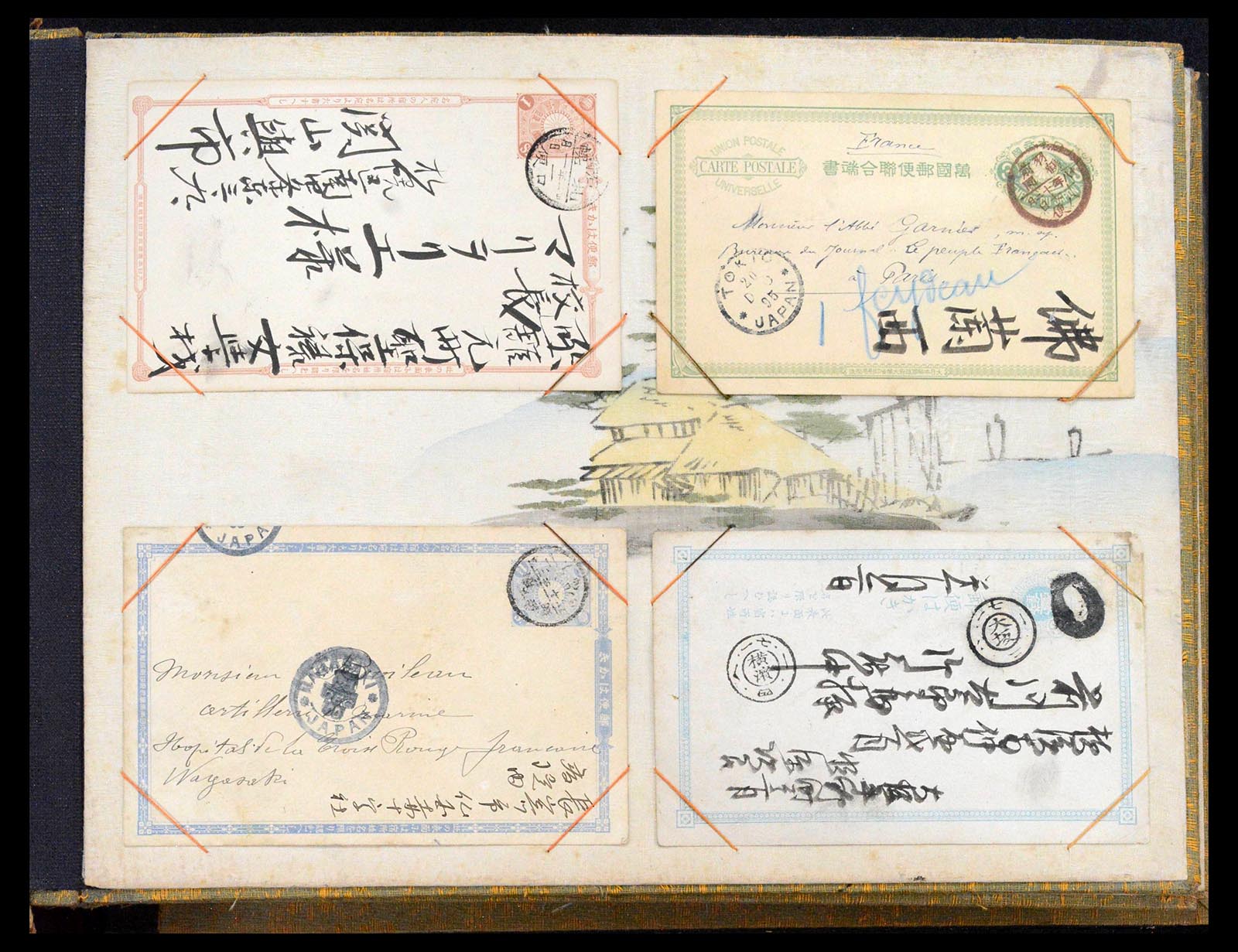 38814 0004 - Postzegelverzameling 38814 Japan ansichtkaarten 1895-1935.