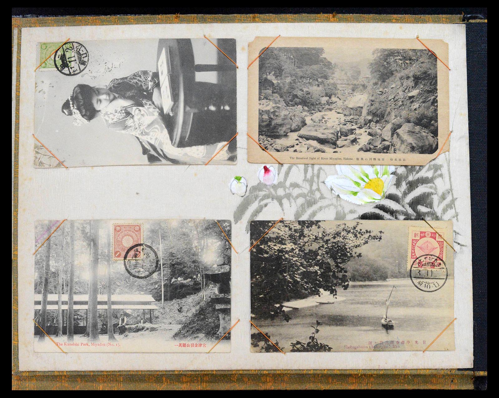 38814 0005 - Postzegelverzameling 38814 Japan ansichtkaarten 1895-1935.