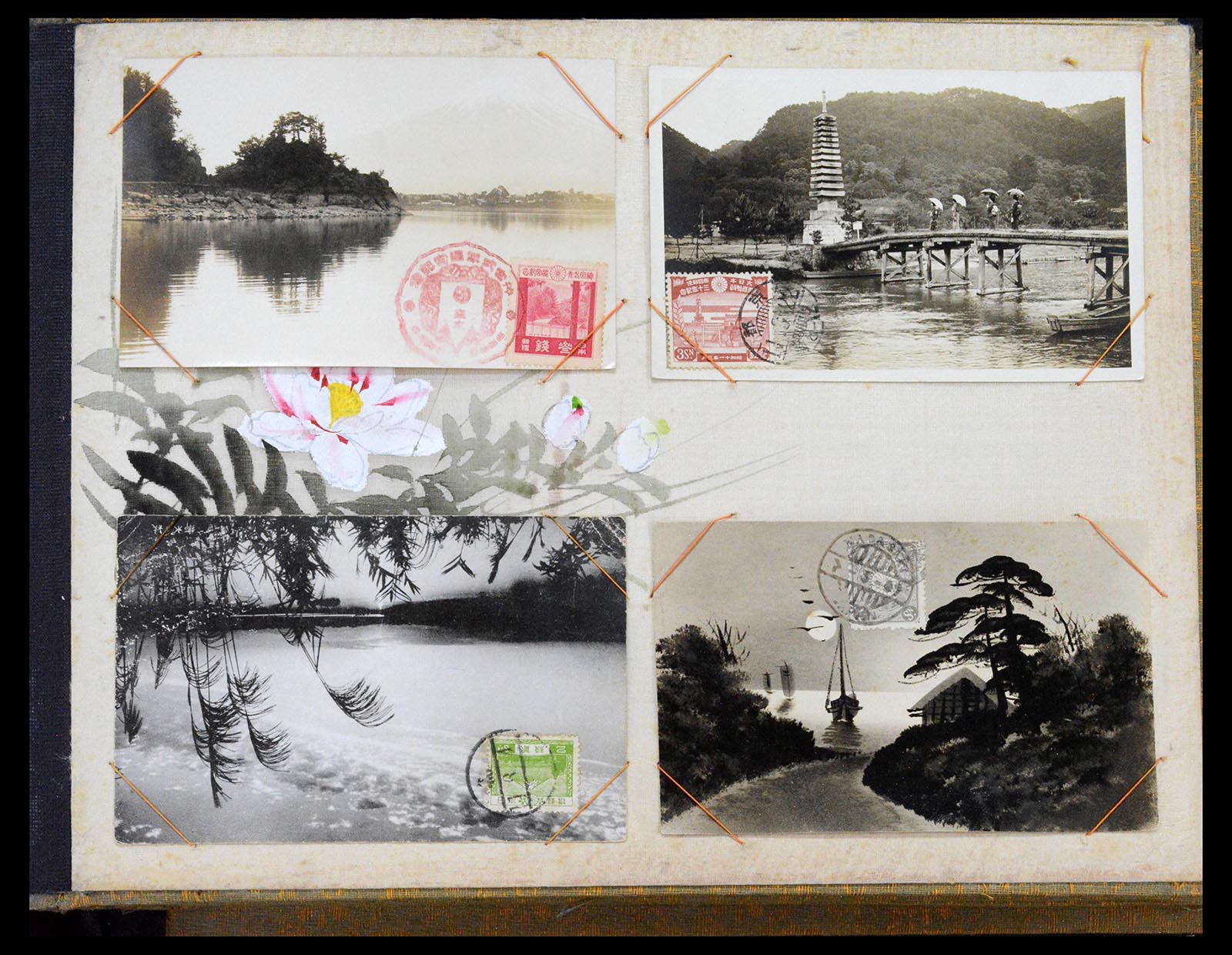 38814 0006 - Stamp collection 38814 Japan picture postcards 1895-1935.
