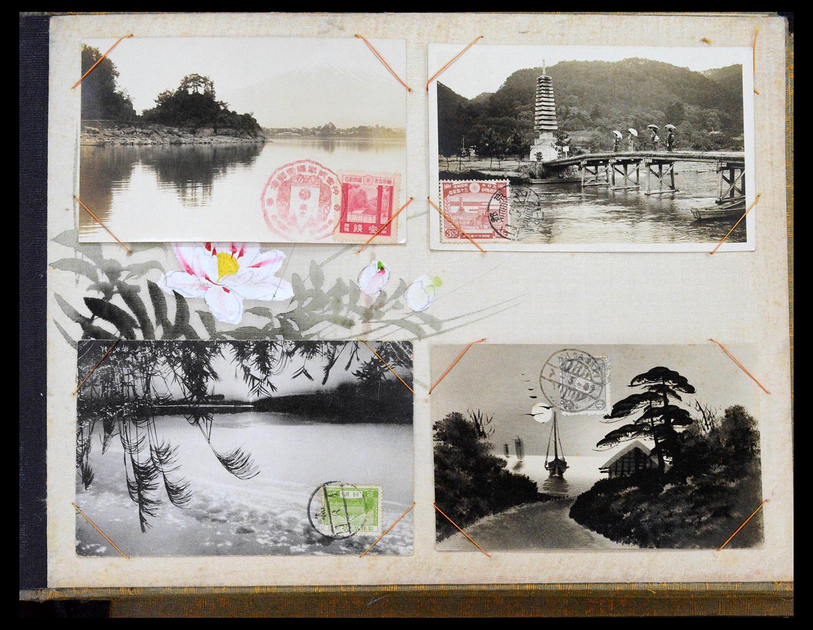 38814 0006 - Postzegelverzameling 38814 Japan ansichtkaarten 1895-1935.