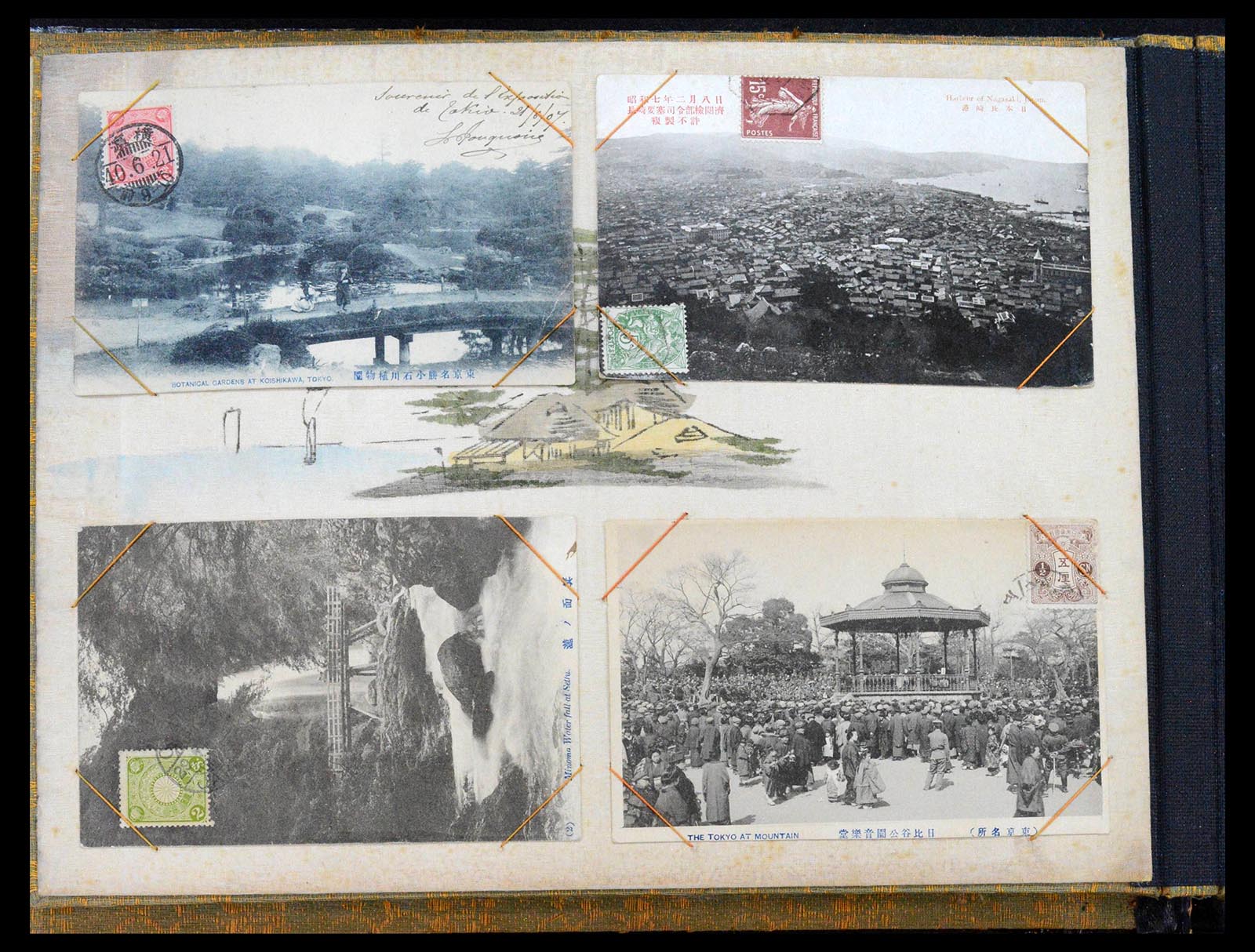 38814 0007 - Stamp collection 38814 Japan picture postcards 1895-1935.