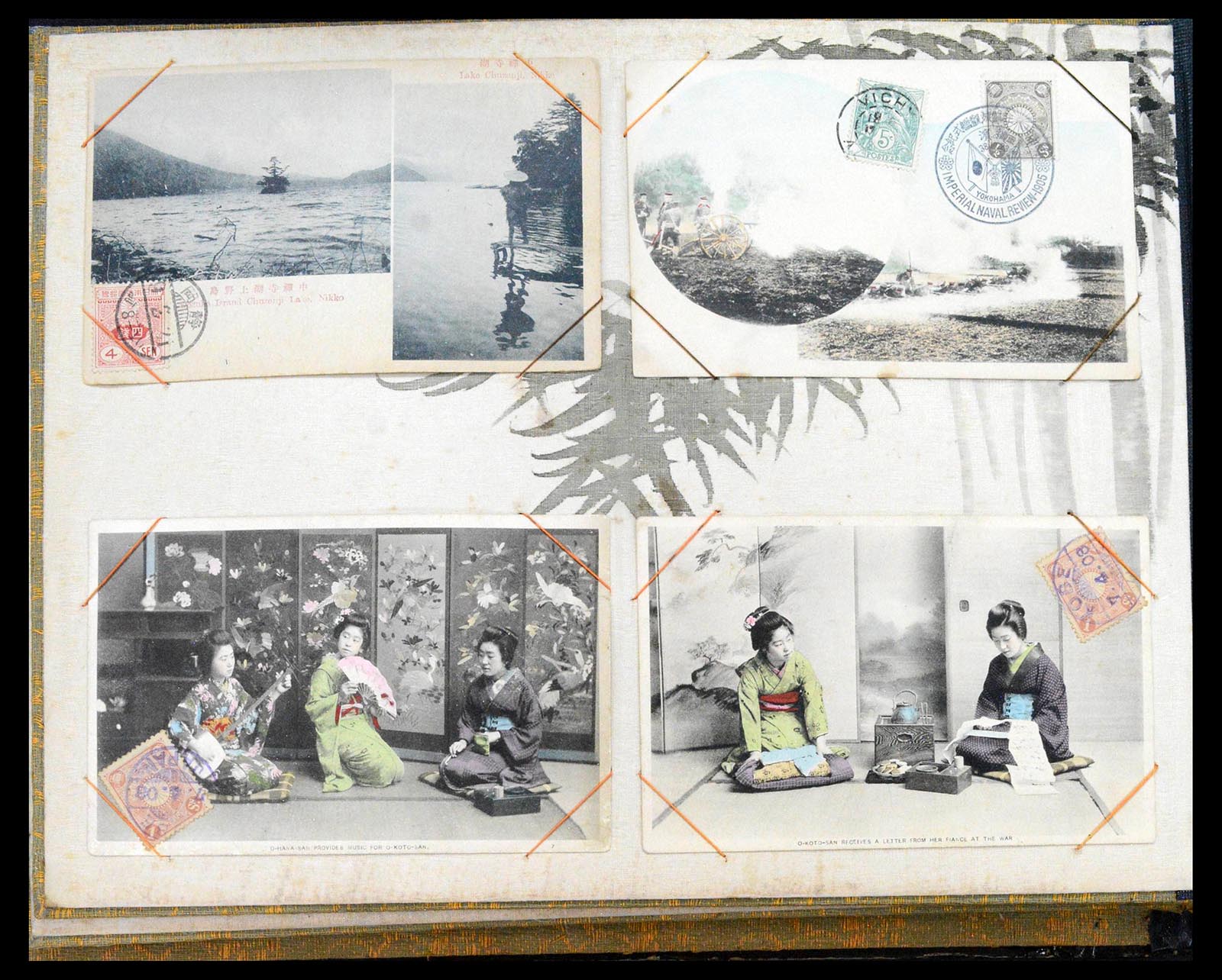 38814 0009 - Postzegelverzameling 38814 Japan ansichtkaarten 1895-1935.