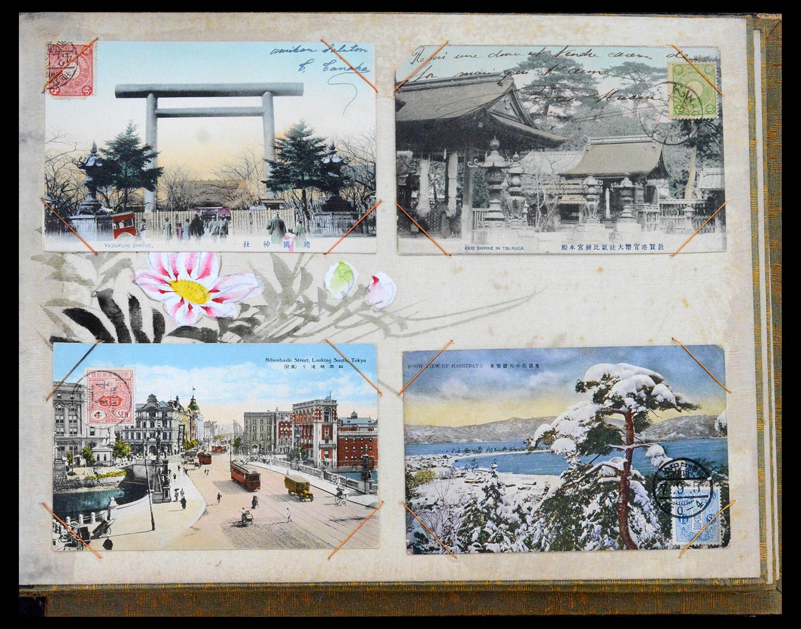 38814 0014 - Postzegelverzameling 38814 Japan ansichtkaarten 1895-1935.