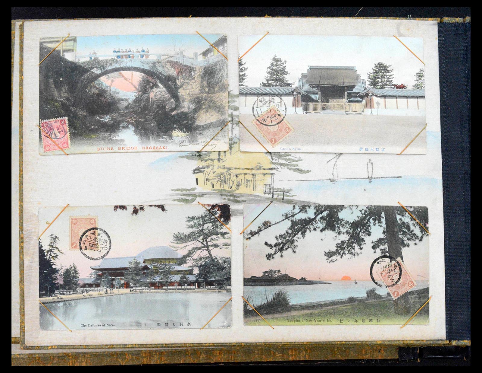 38814 0015 - Postzegelverzameling 38814 Japan ansichtkaarten 1895-1935.