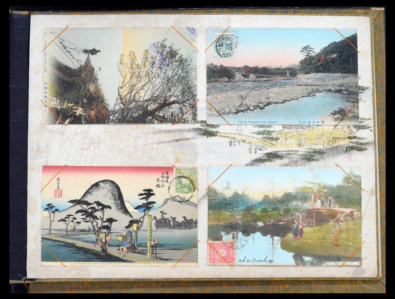 38814 0018 - Postzegelverzameling 38814 Japan ansichtkaarten 1895-1935.