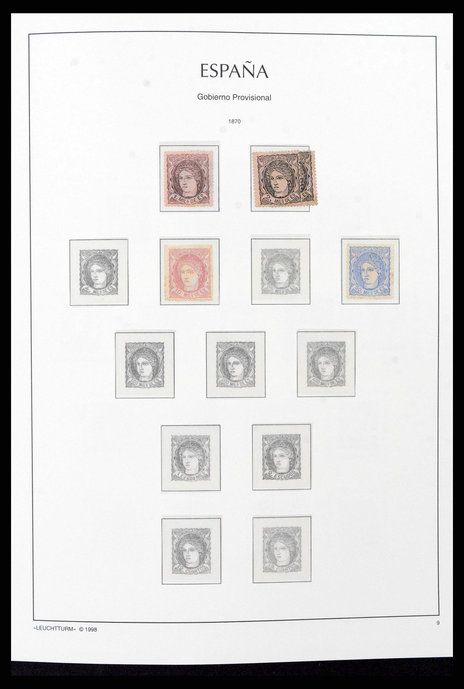 38815 0005 - Postzegelverzameling 38815 Spanje 1854-1976.