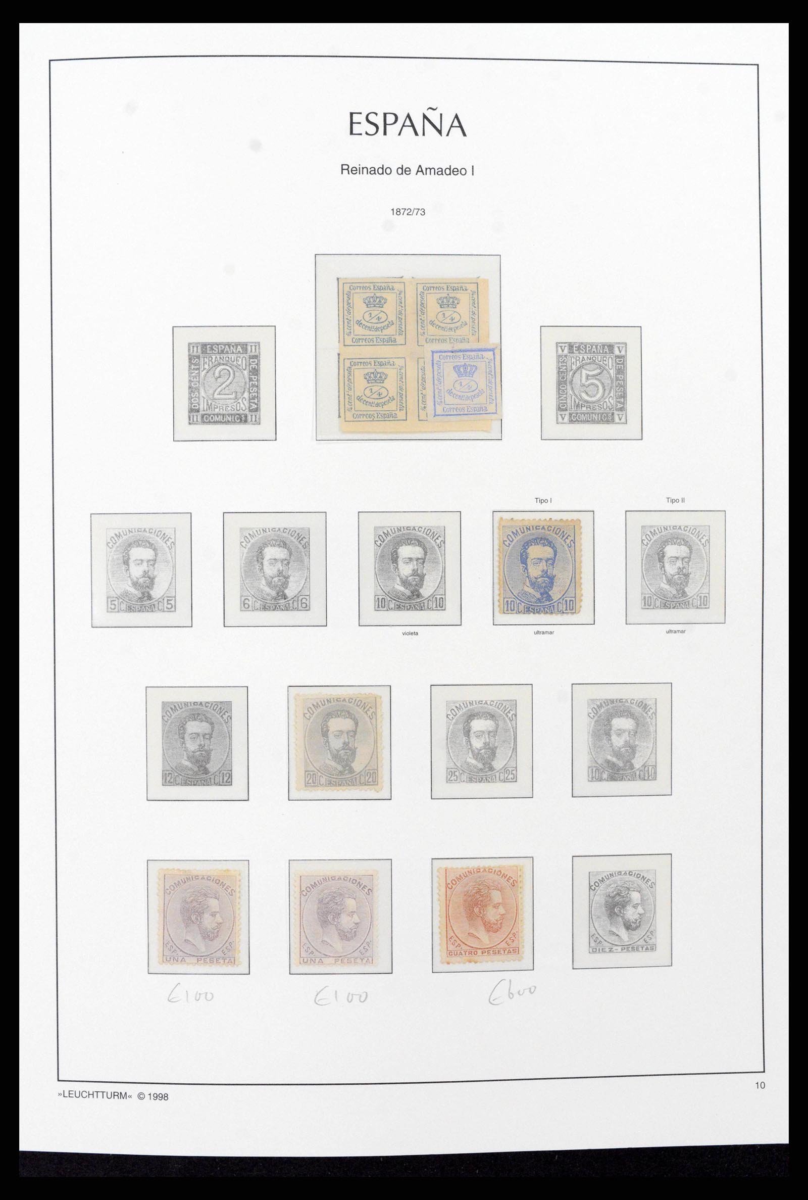 38815 0006 - Postzegelverzameling 38815 Spanje 1854-1976.