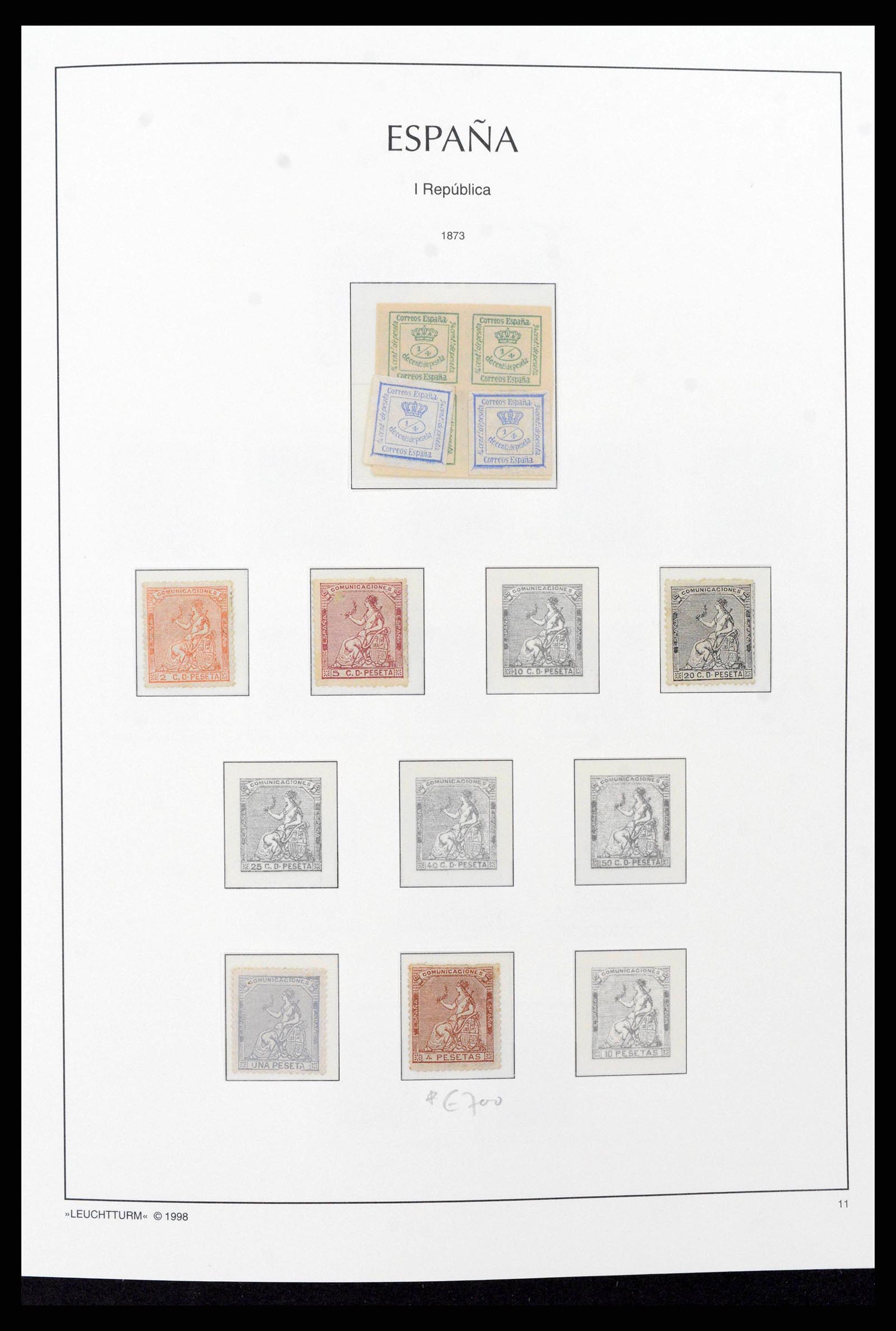 38815 0007 - Postzegelverzameling 38815 Spanje 1854-1976.