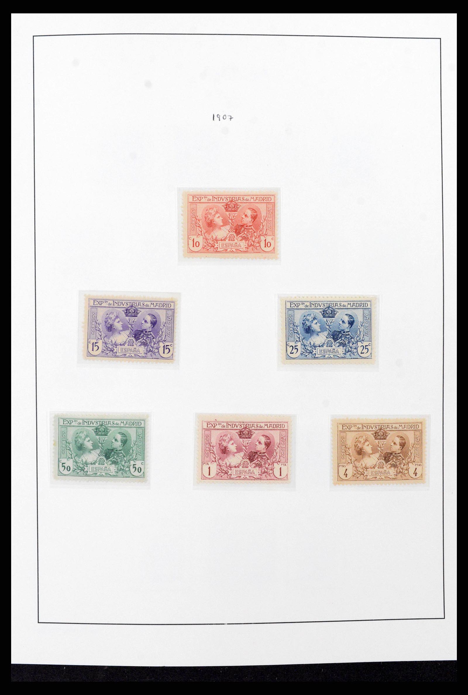 38815 0017 - Postzegelverzameling 38815 Spanje 1854-1976.