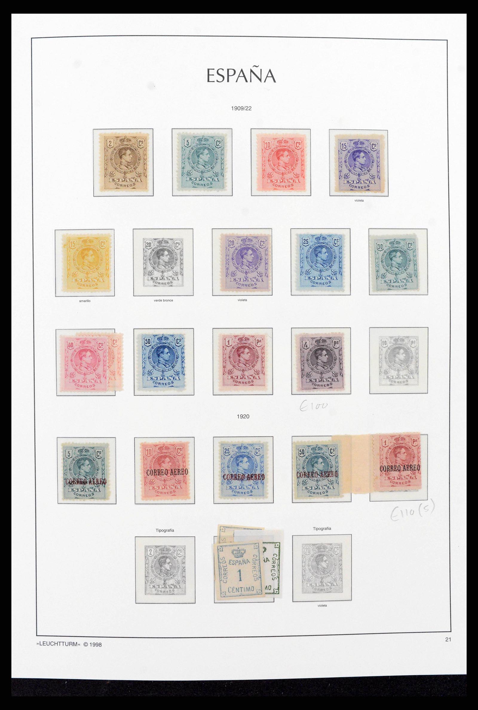 38815 0018 - Postzegelverzameling 38815 Spanje 1854-1976.