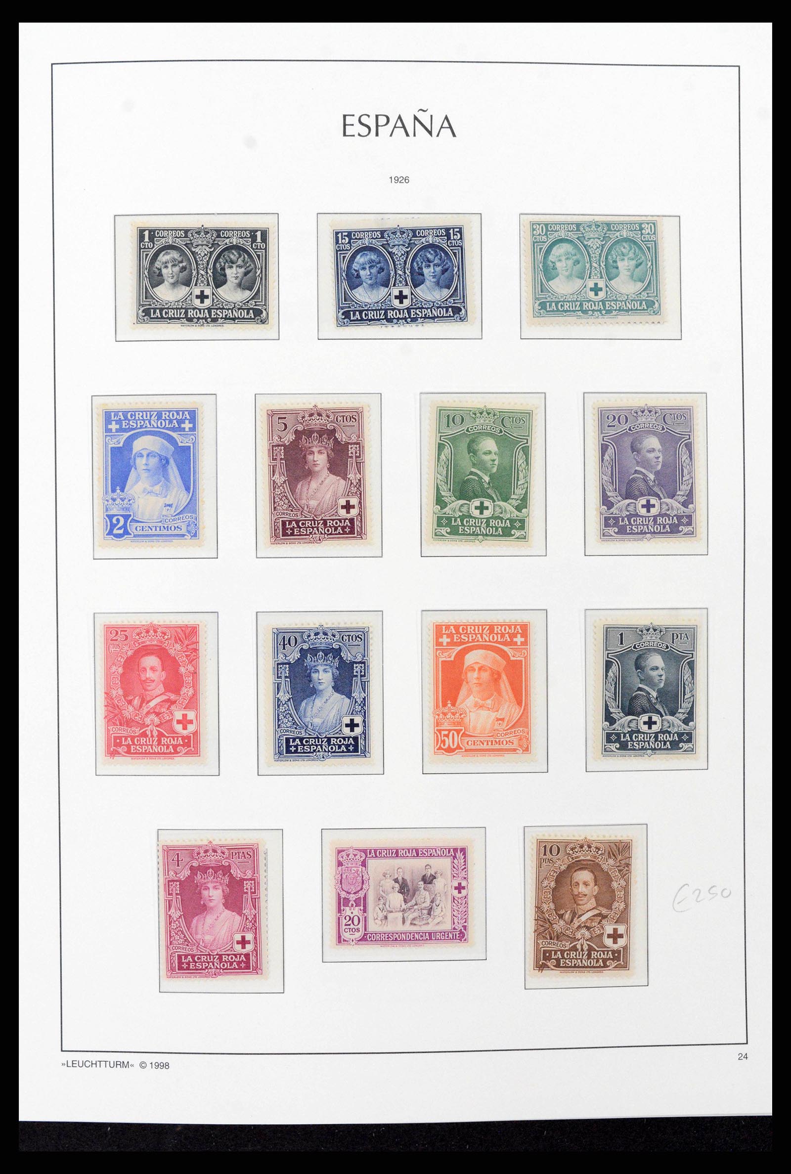 38815 0021 - Postzegelverzameling 38815 Spanje 1854-1976.