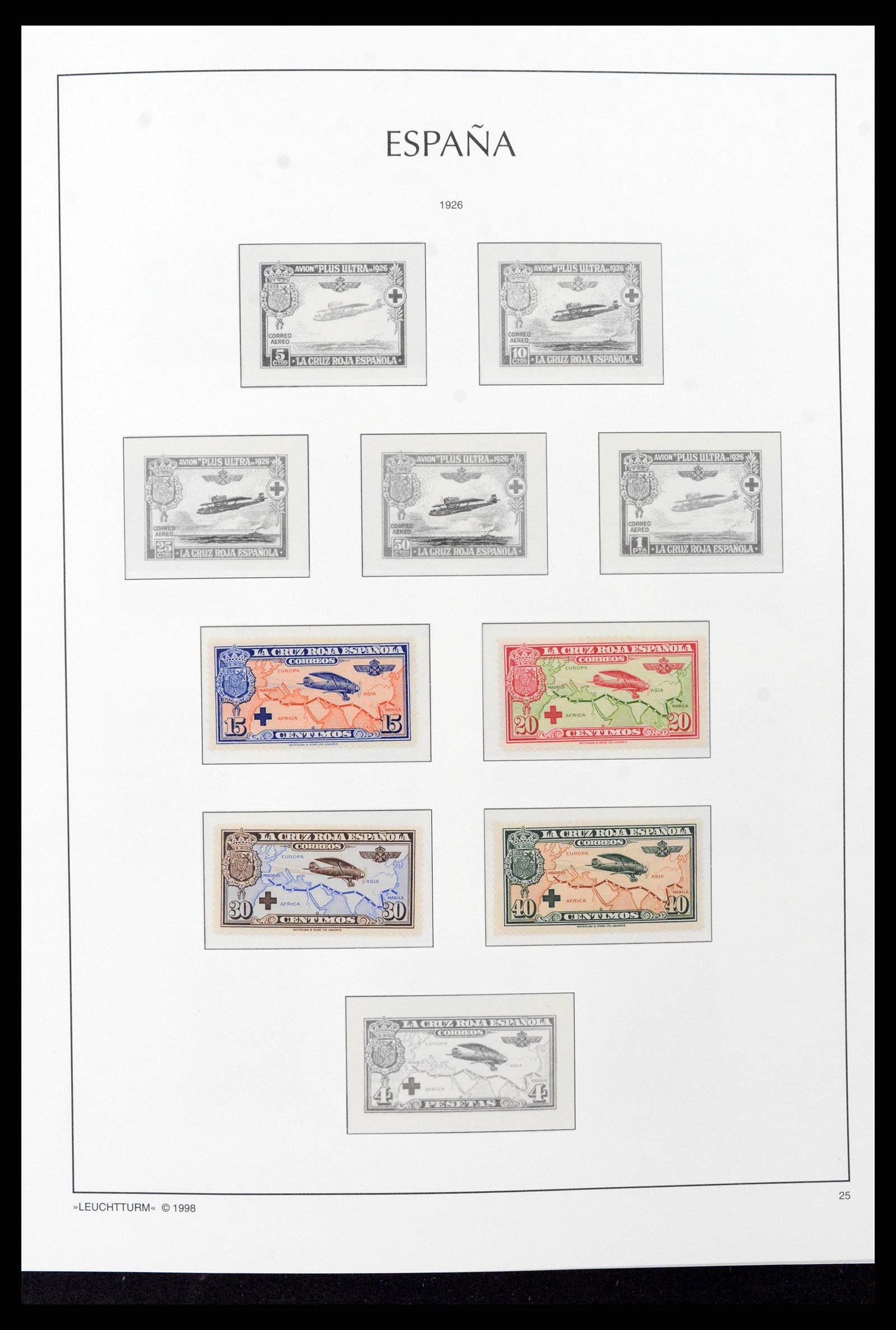 38815 0022 - Postzegelverzameling 38815 Spanje 1854-1976.