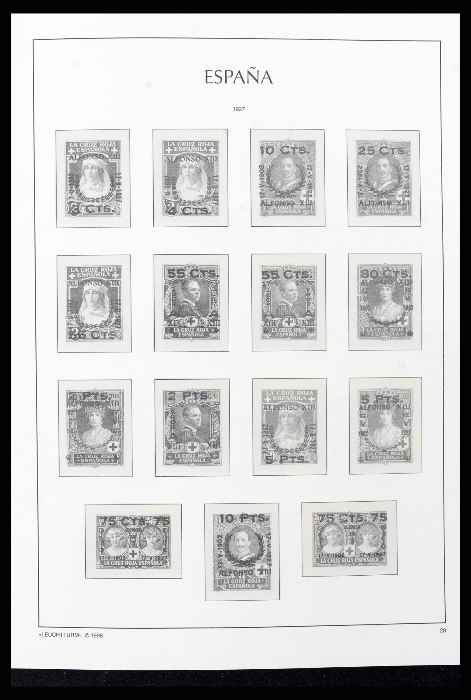 38815 0025 - Postzegelverzameling 38815 Spanje 1854-1976.