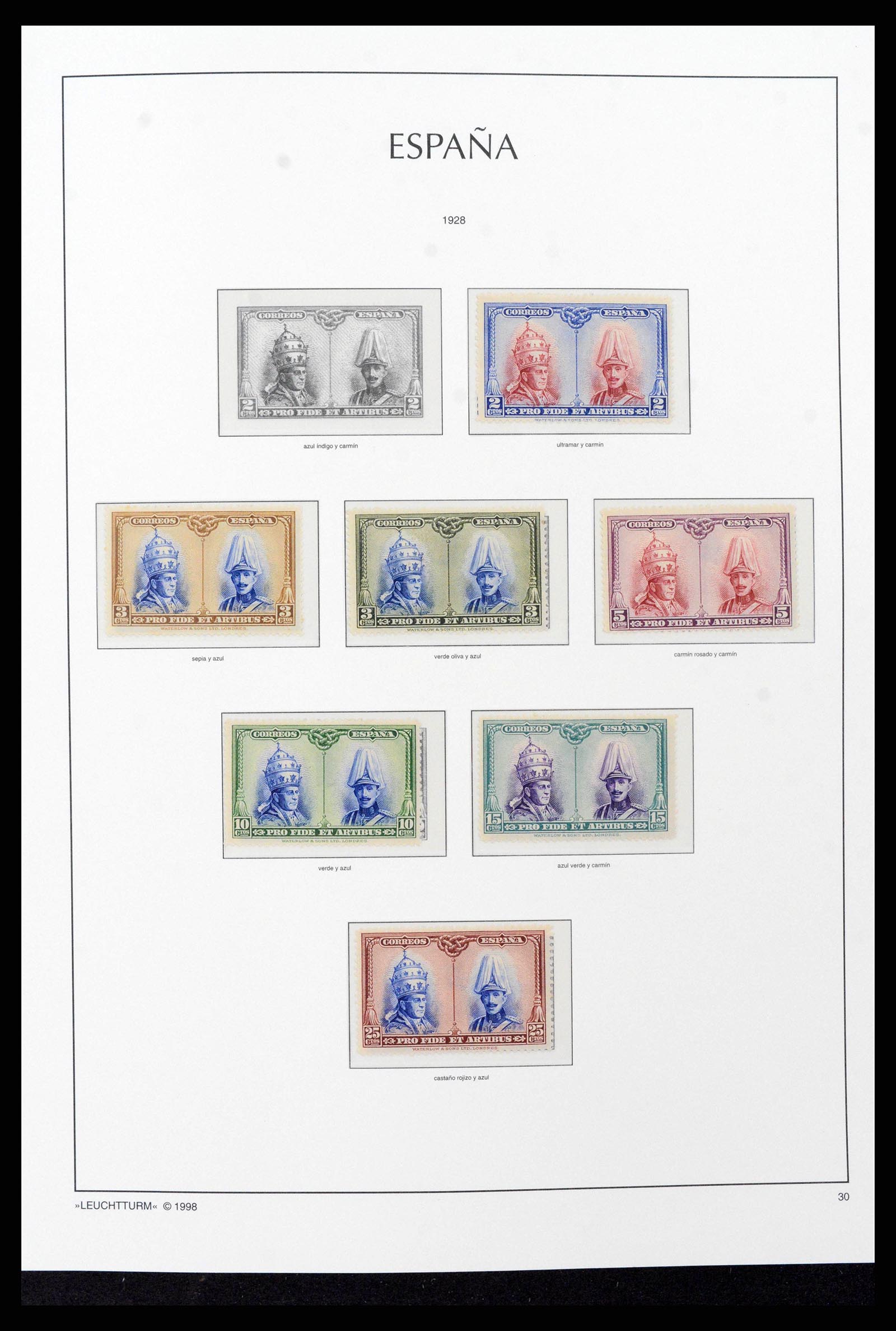 38815 0027 - Postzegelverzameling 38815 Spanje 1854-1976.