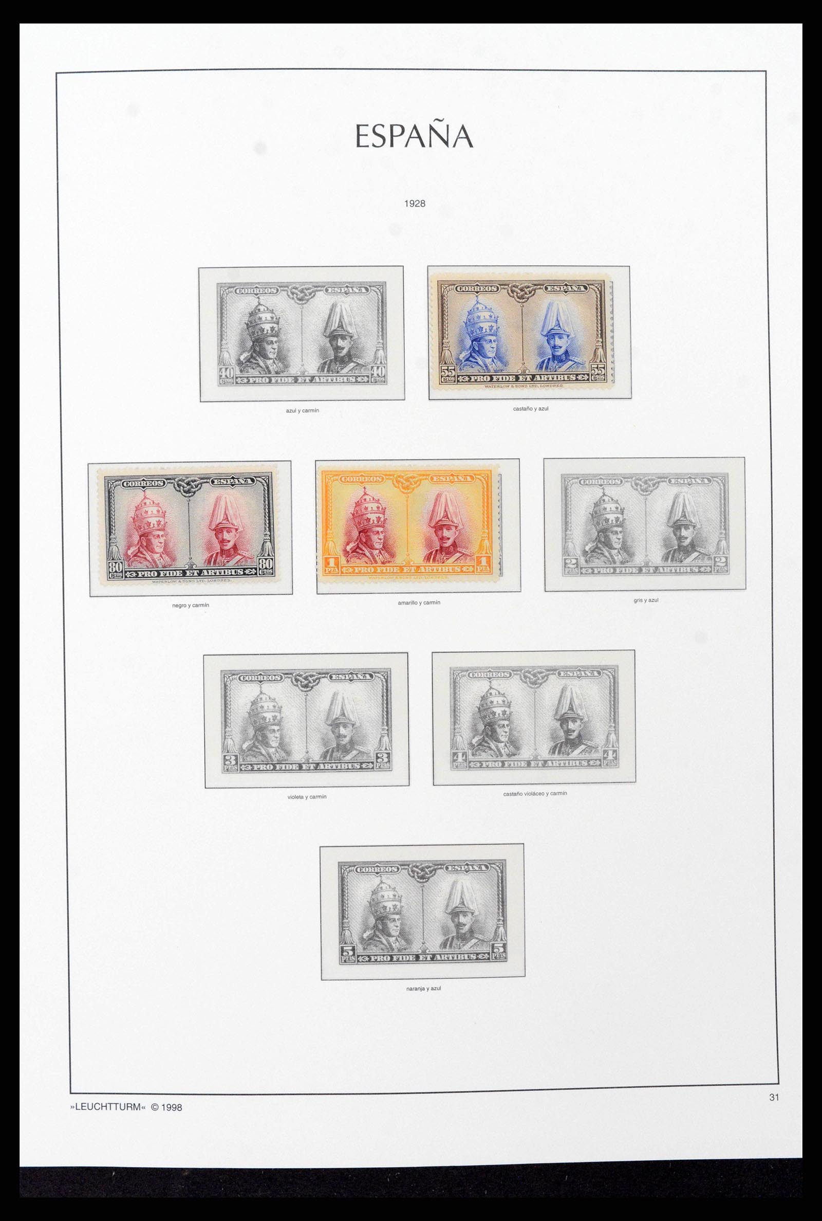 38815 0029 - Postzegelverzameling 38815 Spanje 1854-1976.