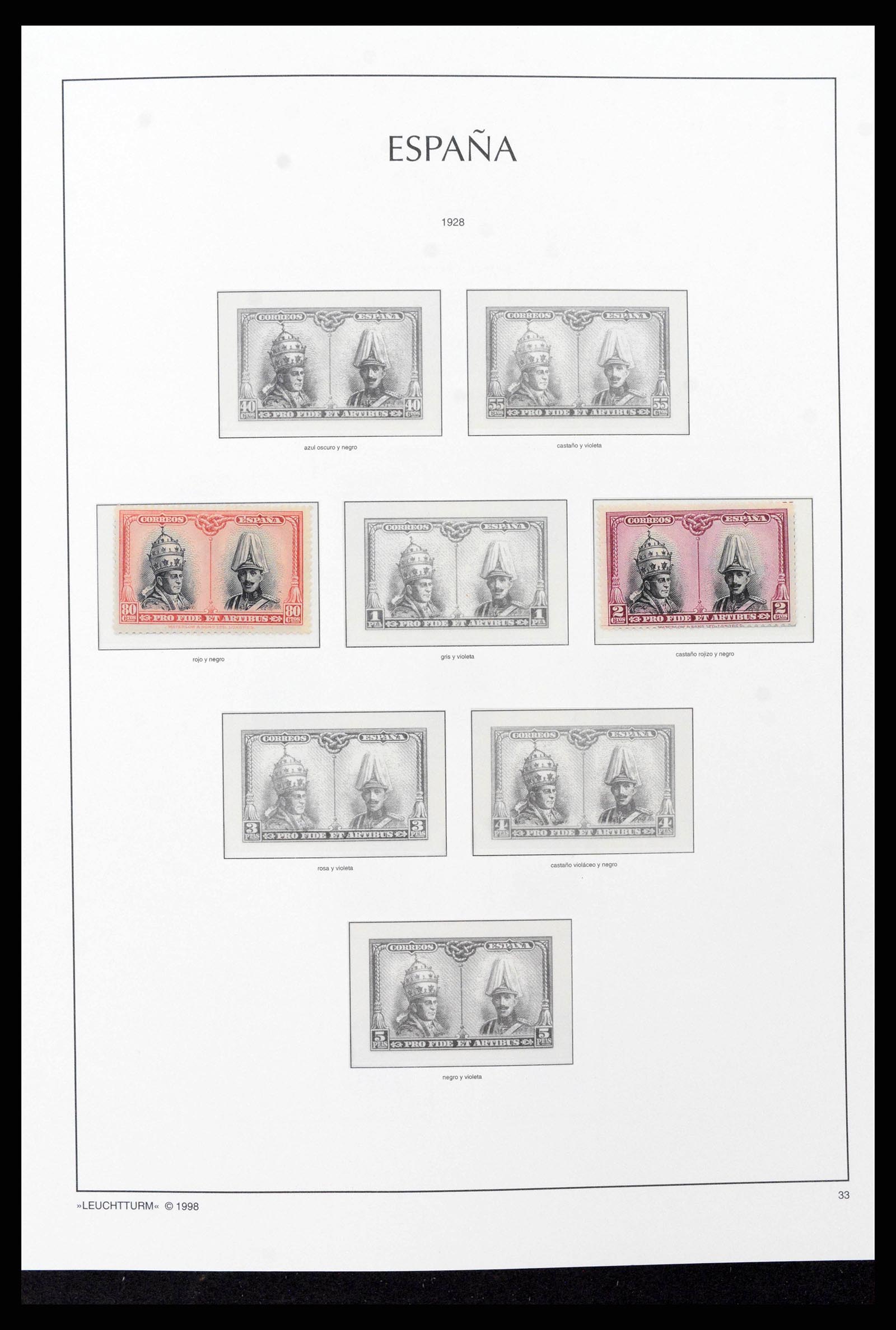 38815 0030 - Postzegelverzameling 38815 Spanje 1854-1976.