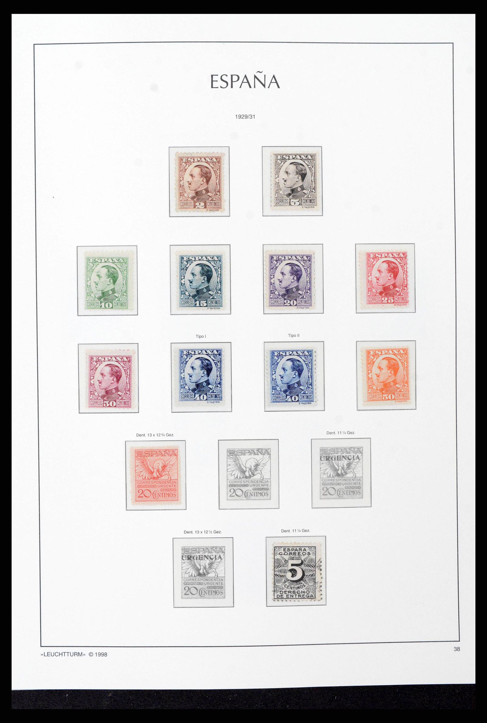 38815 0033 - Stamp collection 38815 Spain 1854-1976.