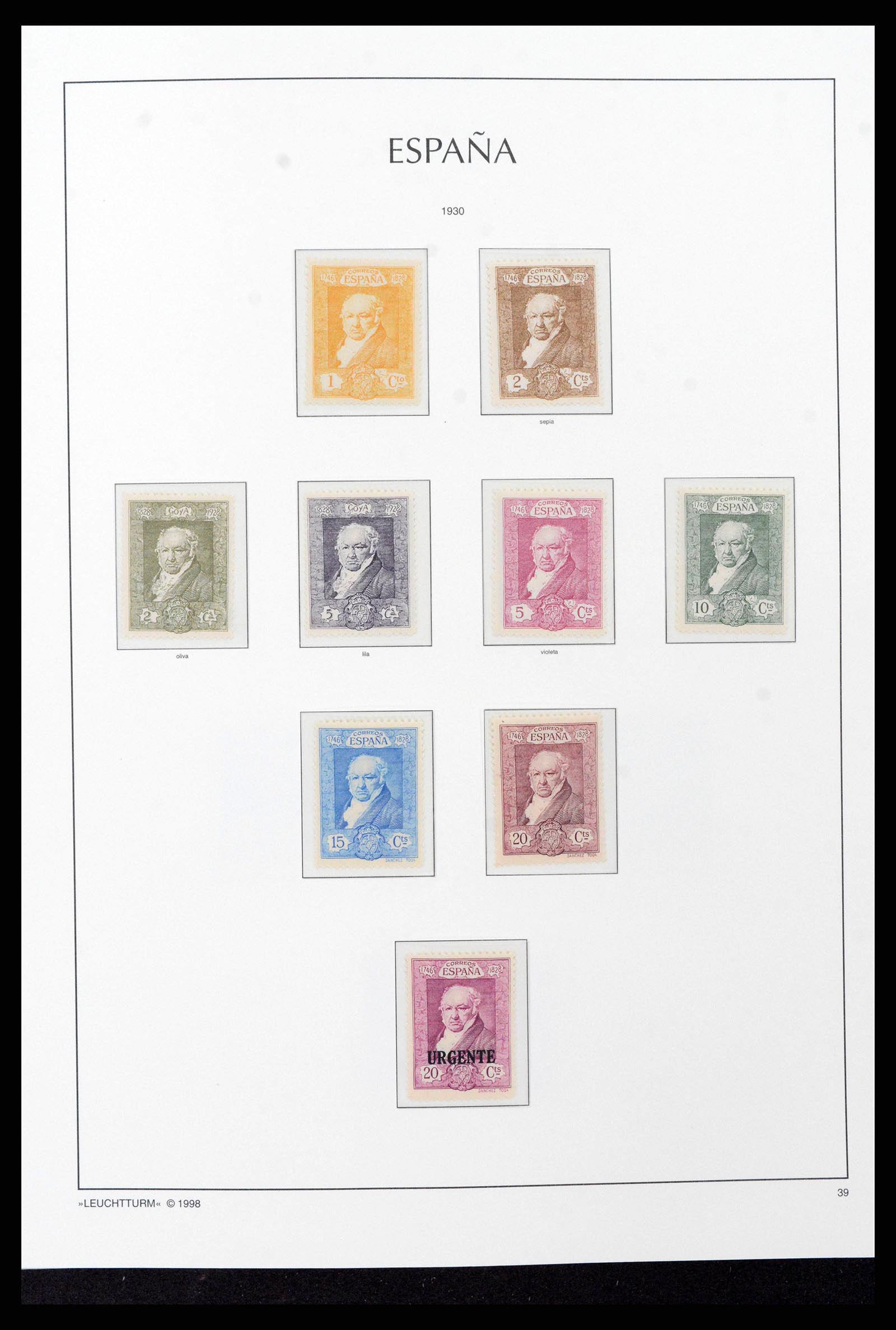 38815 0034 - Stamp collection 38815 Spain 1854-1976.