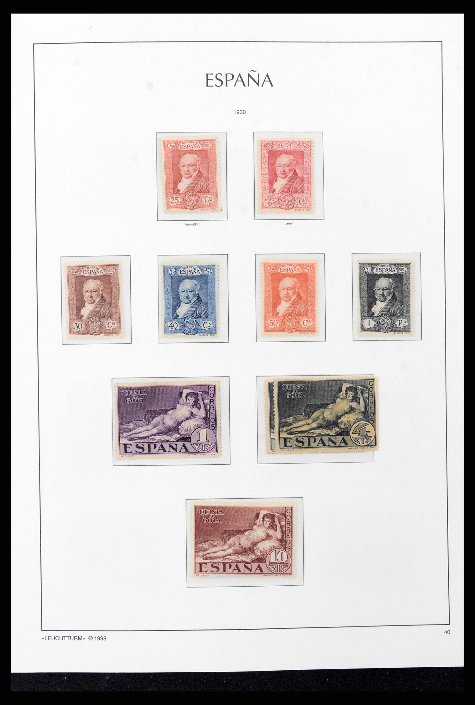 38815 0035 - Postzegelverzameling 38815 Spanje 1854-1976.