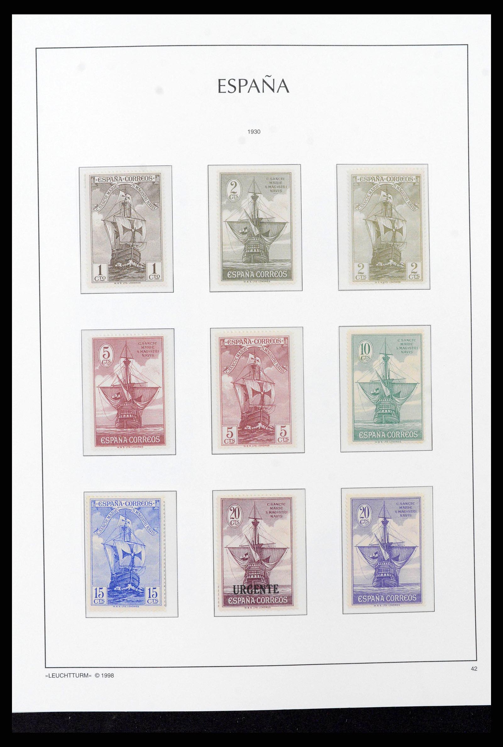 38815 0038 - Postzegelverzameling 38815 Spanje 1854-1976.