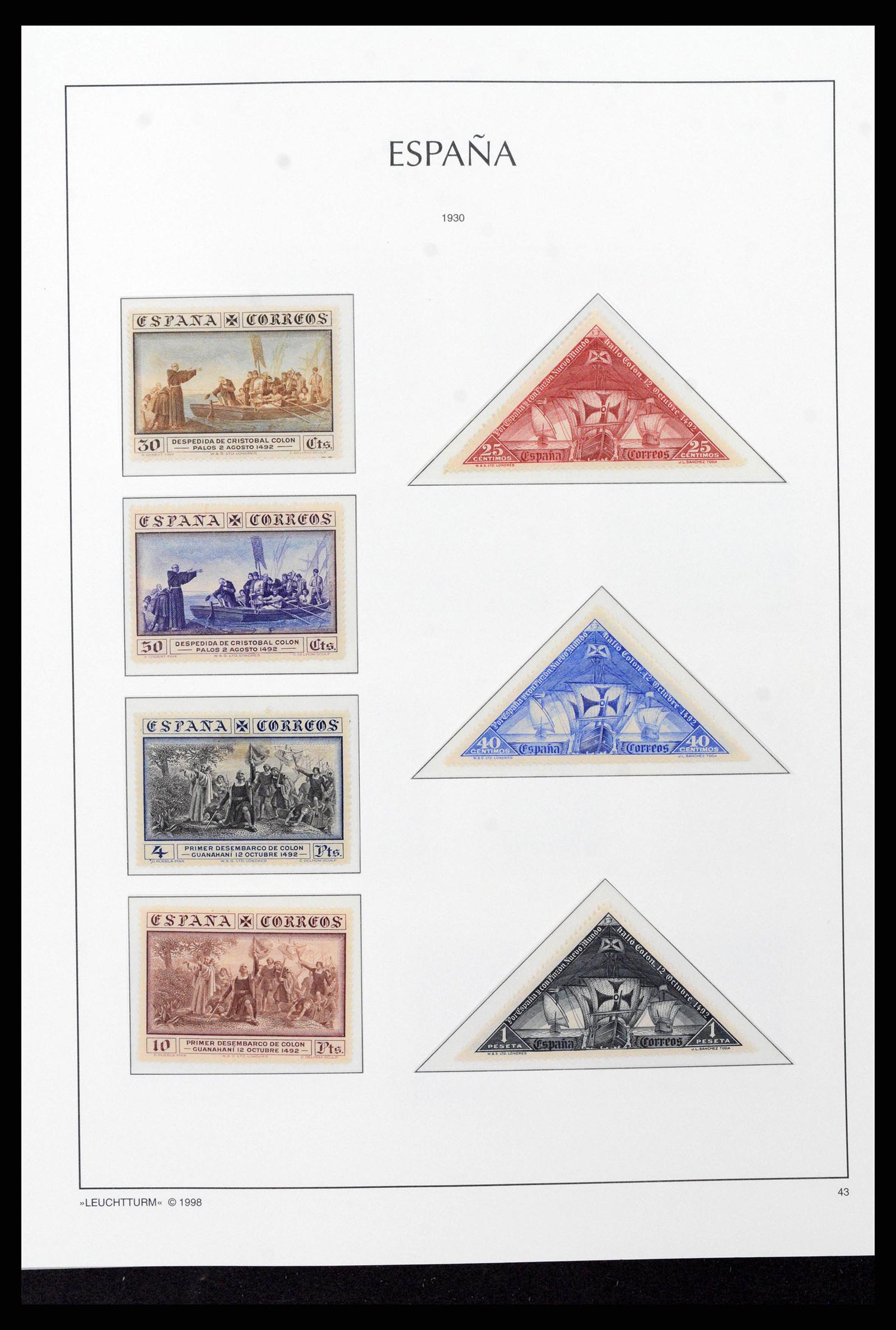 38815 0039 - Stamp collection 38815 Spain 1854-1976.