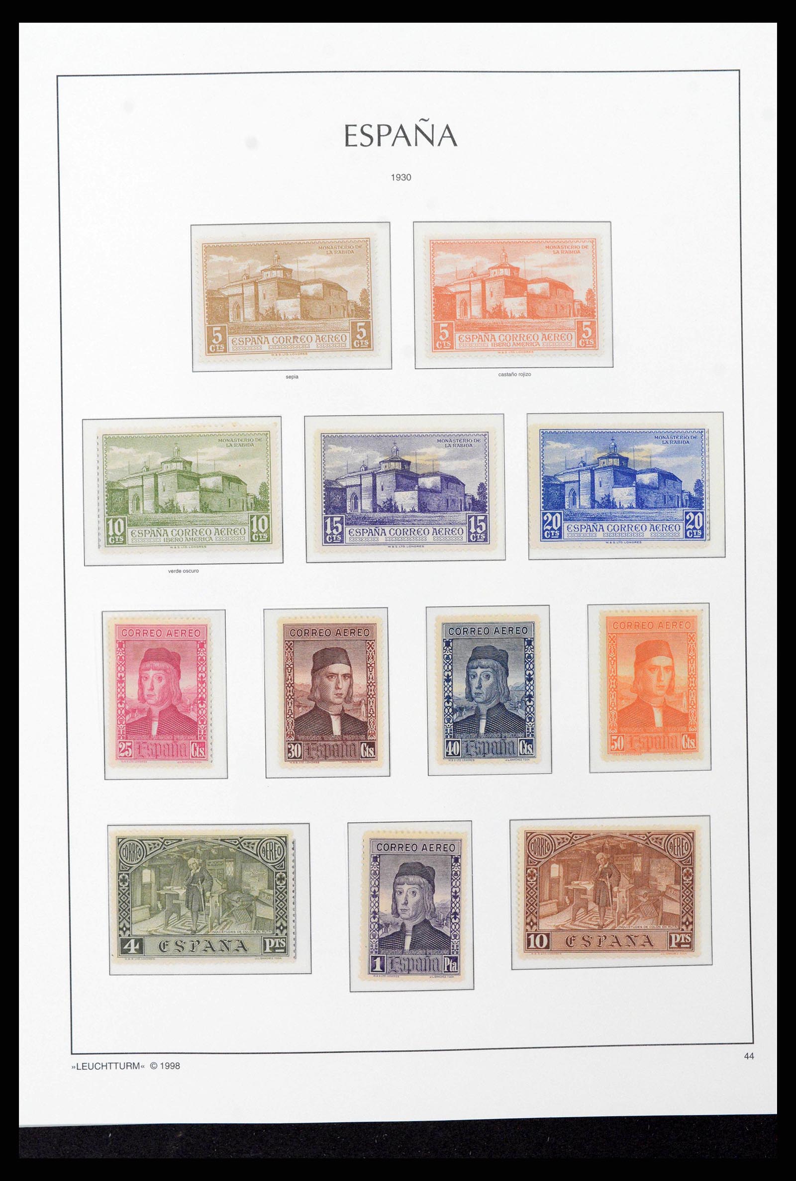 38815 0040 - Postzegelverzameling 38815 Spanje 1854-1976.
