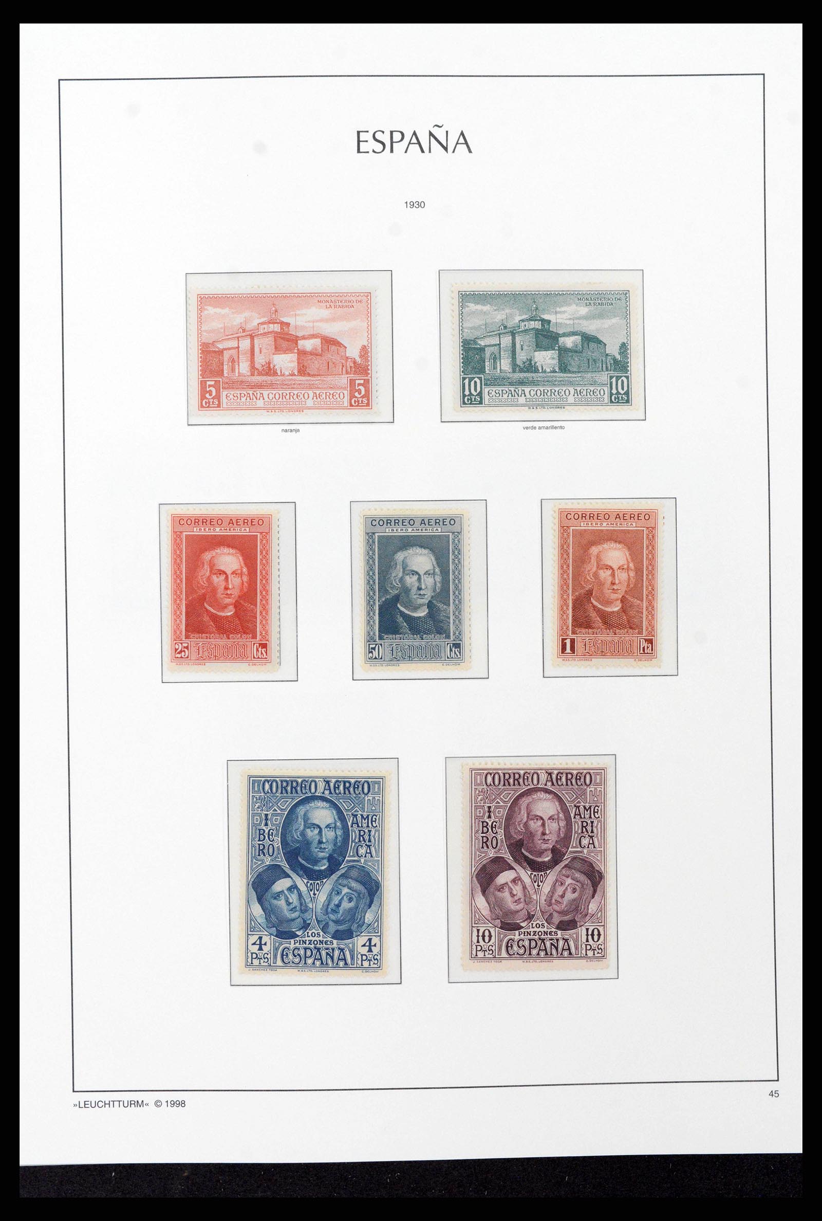38815 0041 - Postzegelverzameling 38815 Spanje 1854-1976.