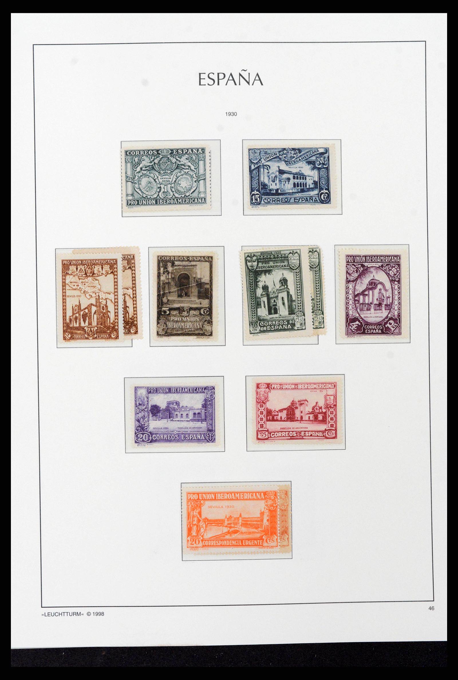 38815 0042 - Postzegelverzameling 38815 Spanje 1854-1976.