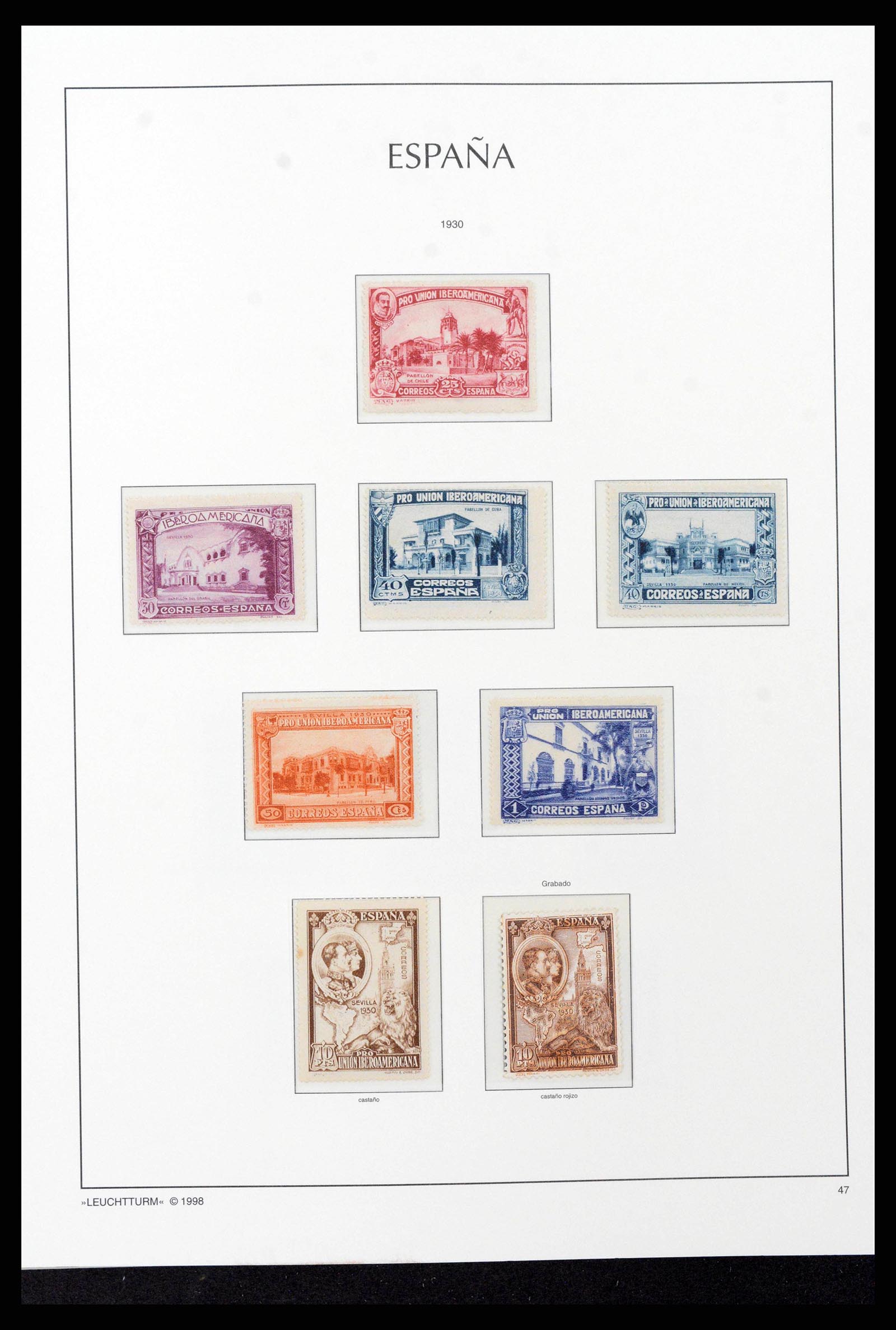 38815 0043 - Postzegelverzameling 38815 Spanje 1854-1976.