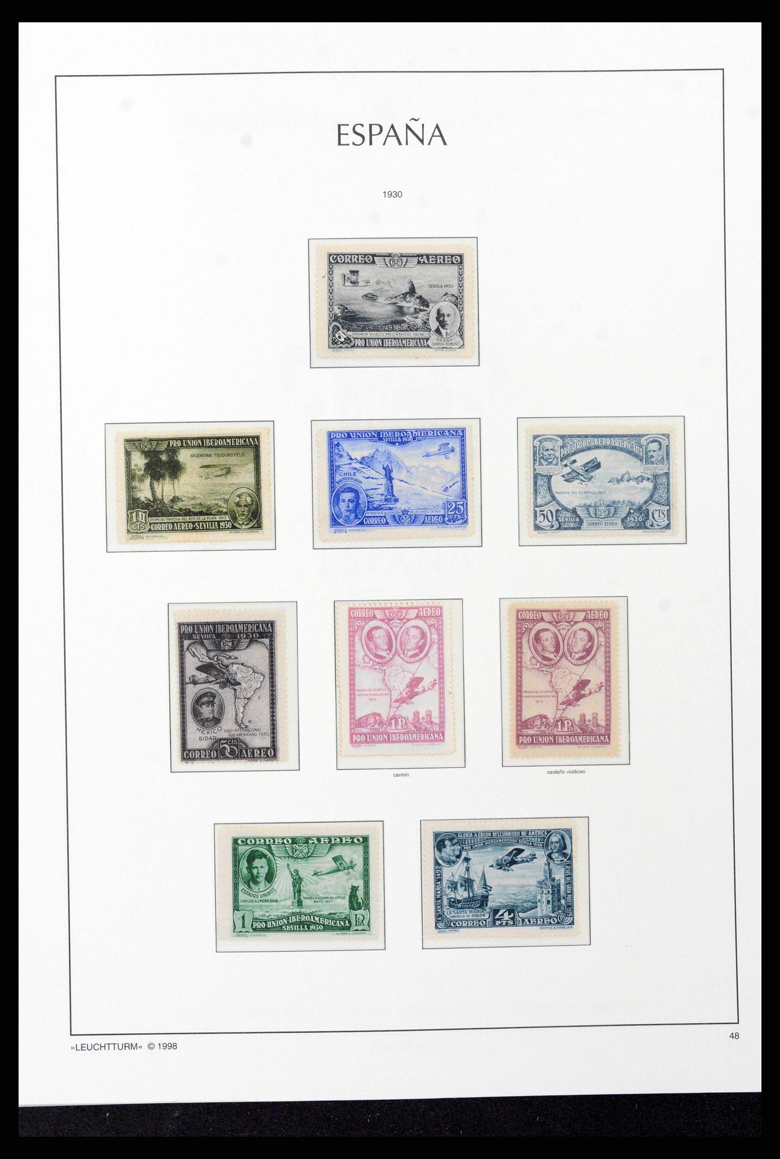 38815 0044 - Postzegelverzameling 38815 Spanje 1854-1976.