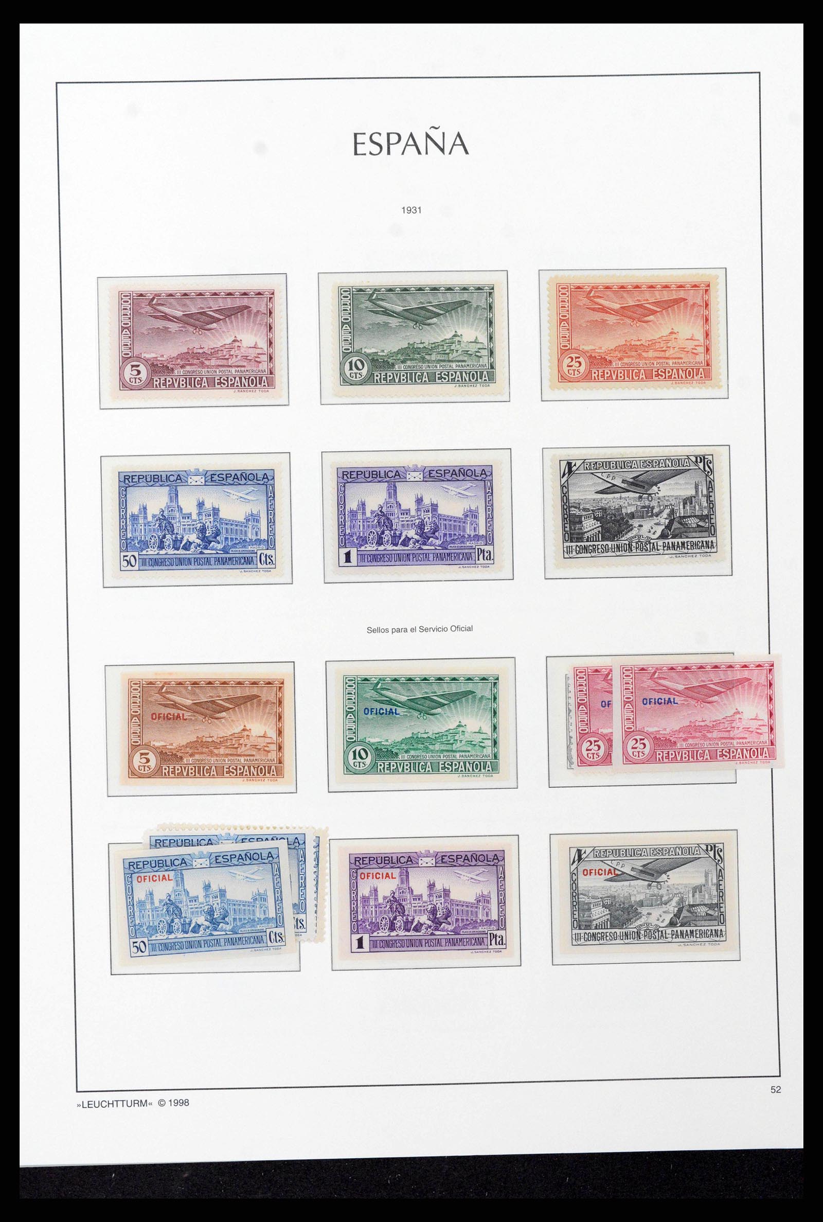 38815 0048 - Stamp collection 38815 Spain 1854-1976.