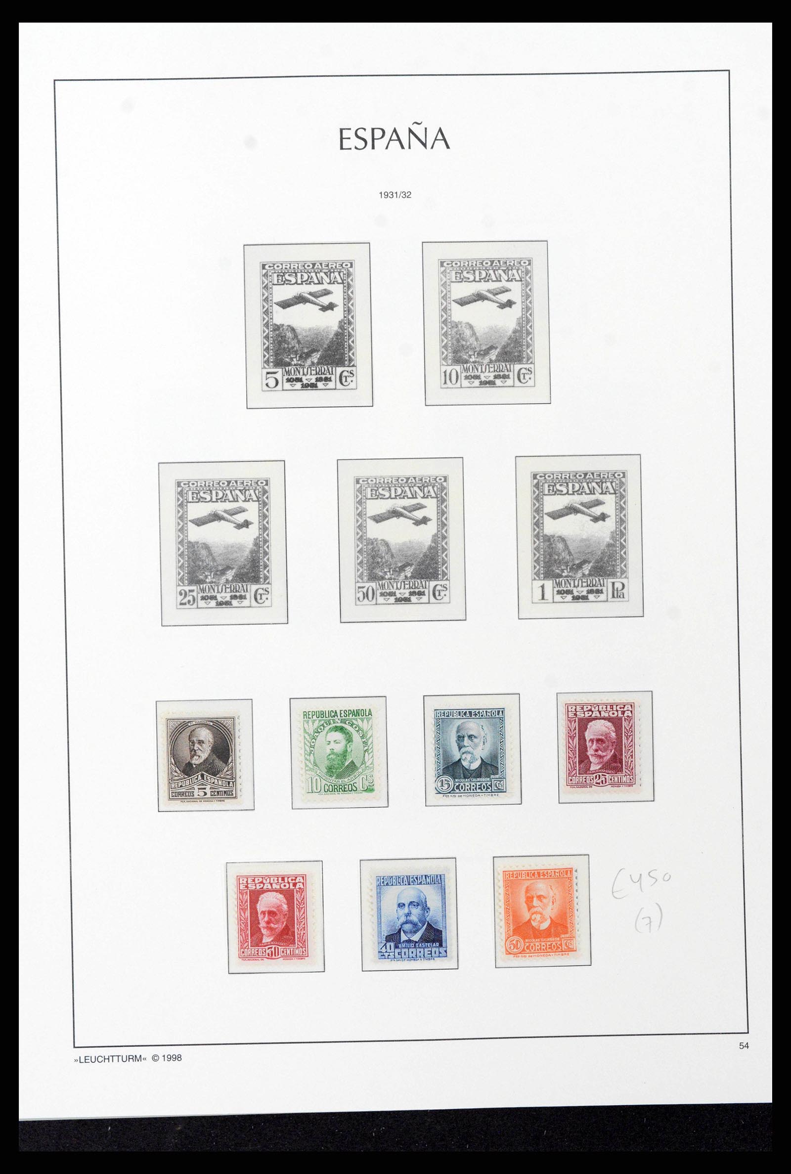 38815 0049 - Postzegelverzameling 38815 Spanje 1854-1976.
